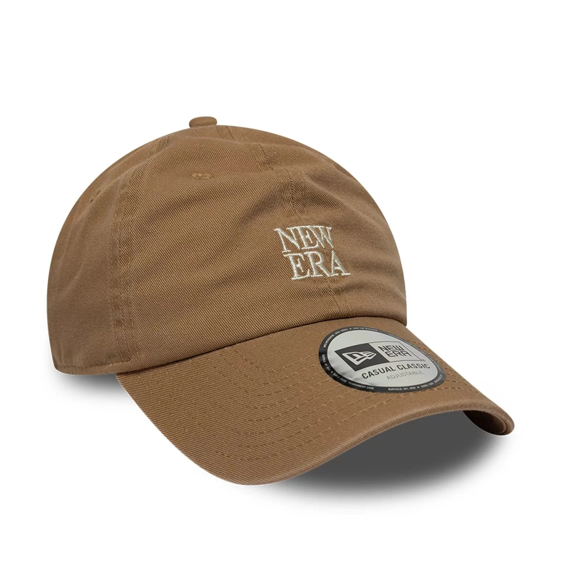 New Era Square Logo Dark Beige Casual Classic Adjustable Cap - Image 3