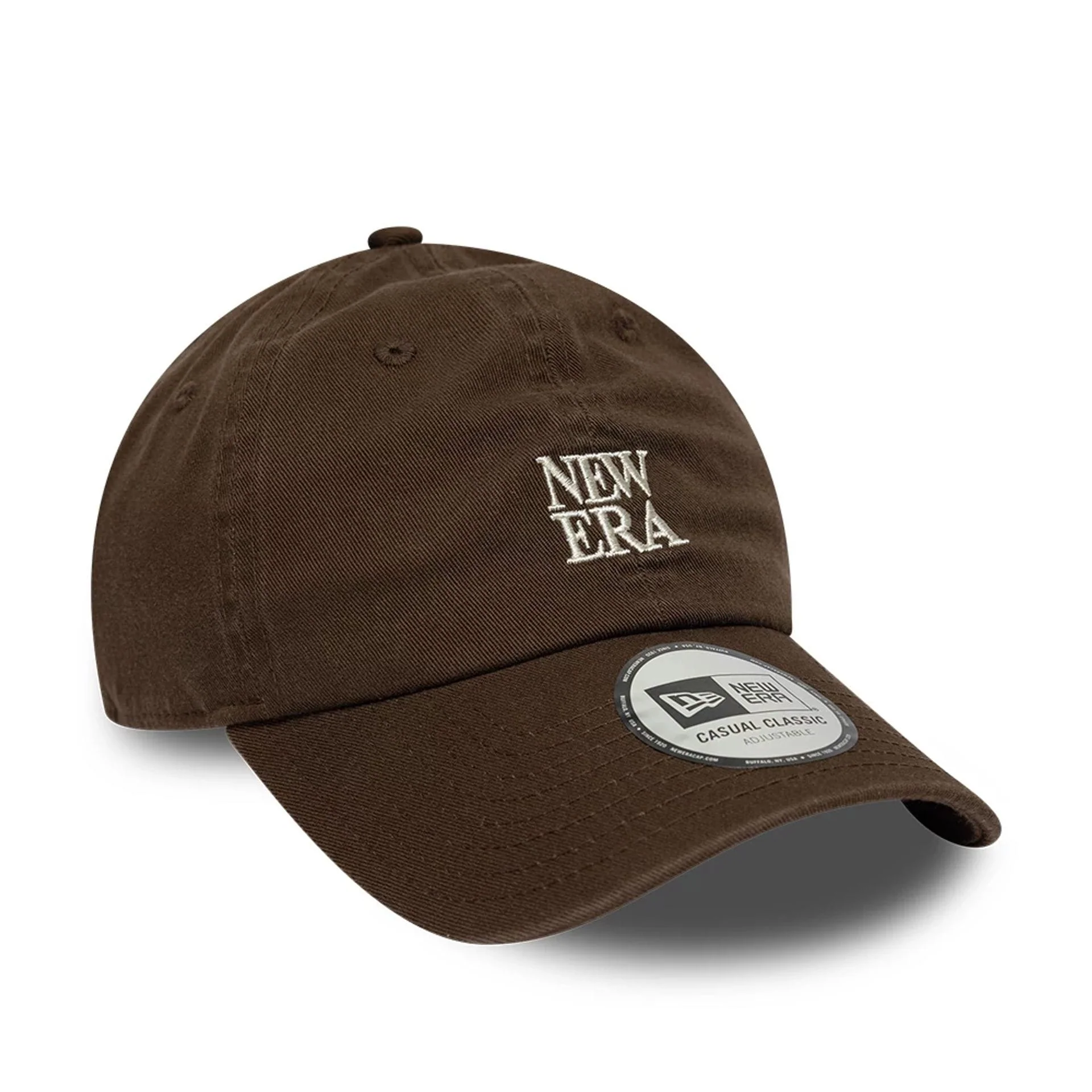 New Era Square Logo Dark Brown Casual Classic Adjustable Cap - Image 3