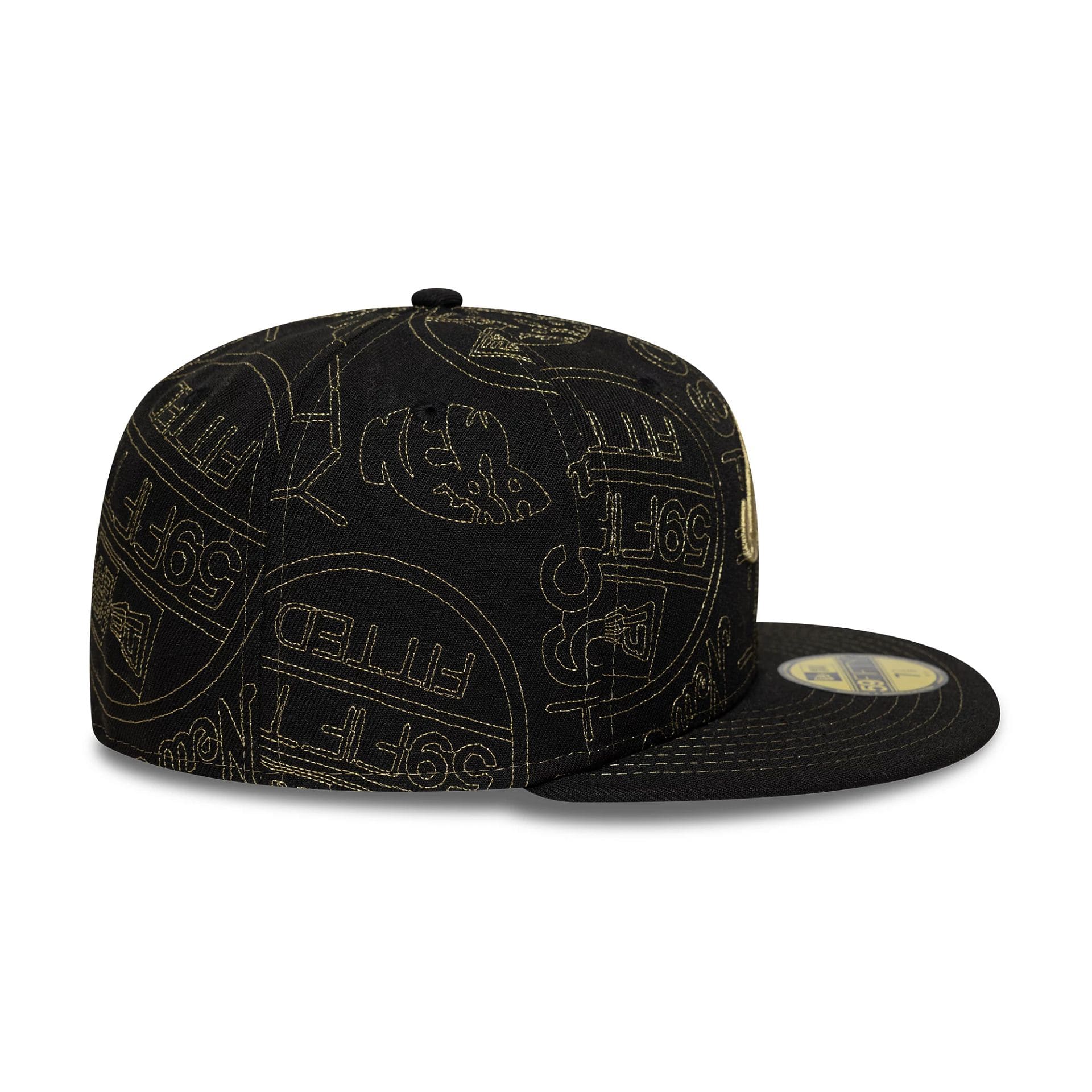 New Era Sticker Black 59FIFTY Fitted Cap - Image 5