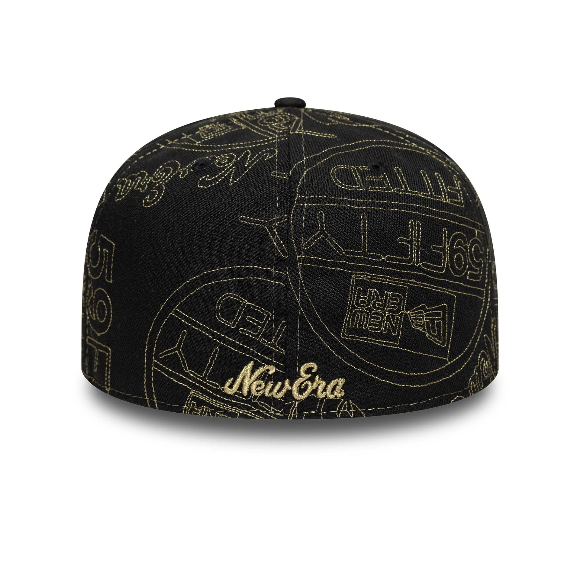 New Era Sticker Black 59FIFTY Fitted Cap - Image 6