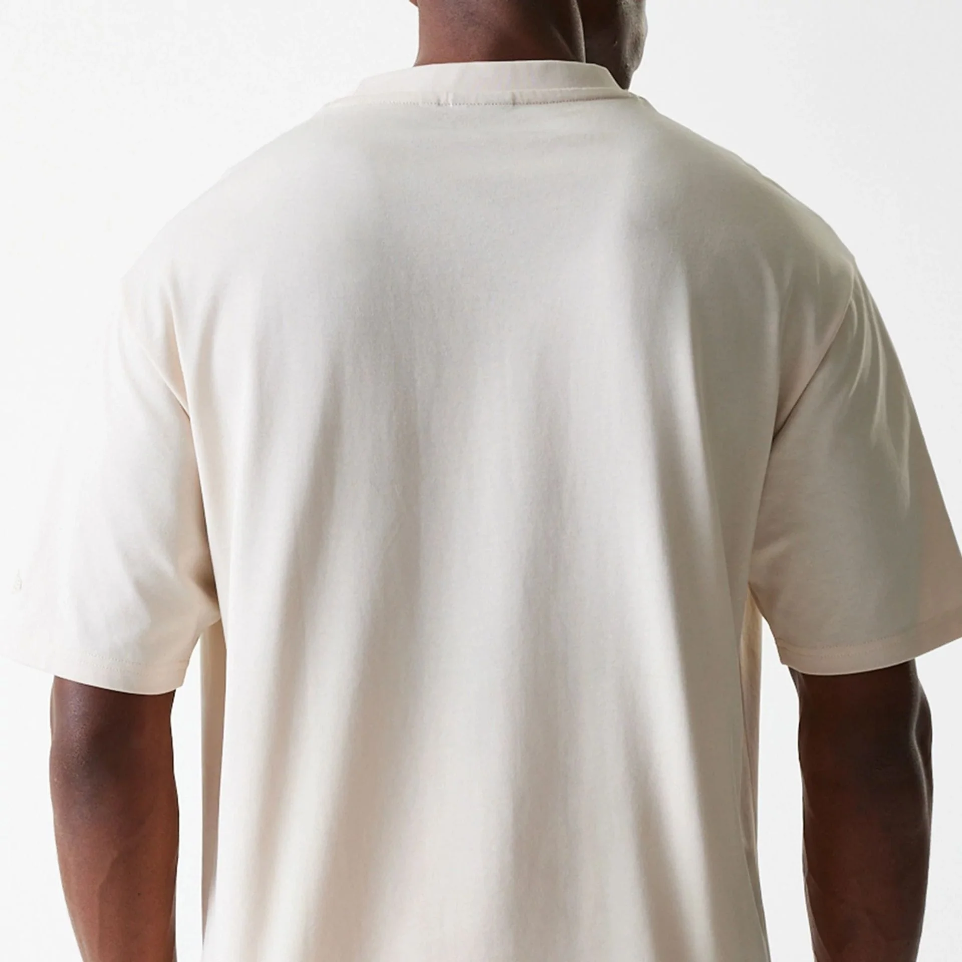New Era Tech Light Beige Oversized T-Shirt - Image 8