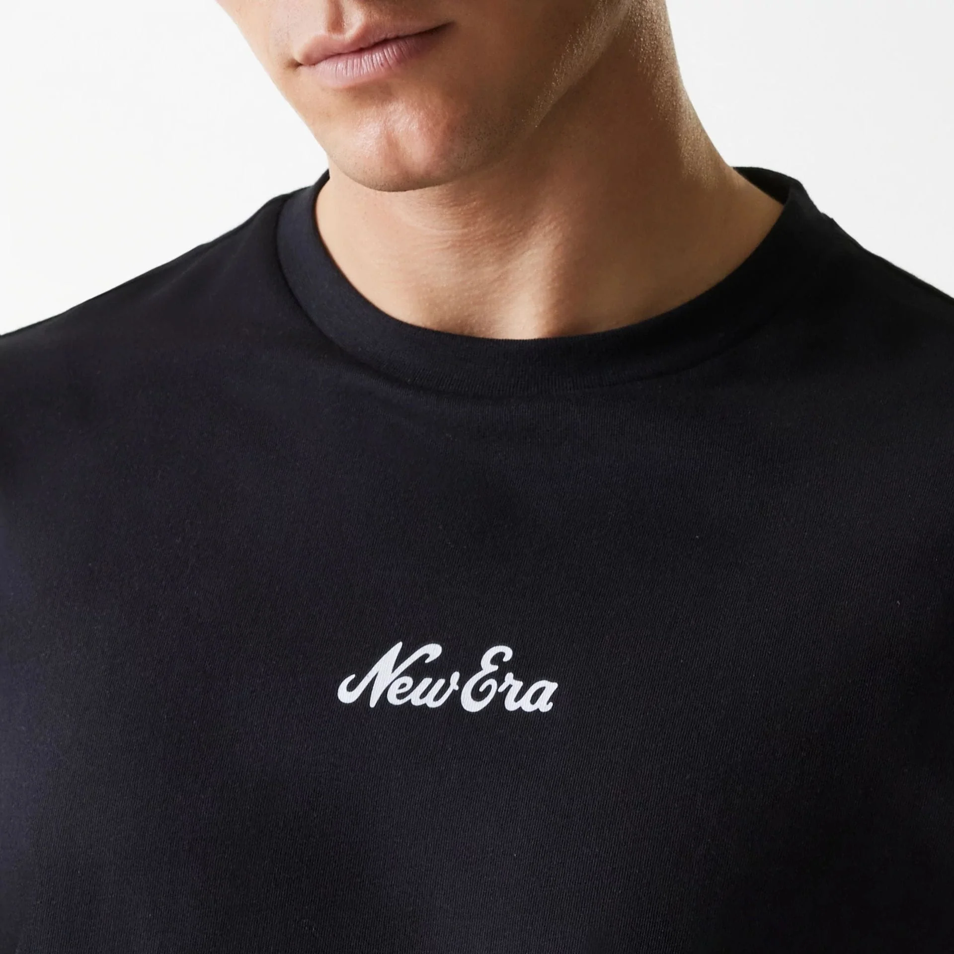 New Era Trucker Patch Black Oversized T-Shirt - Image 5