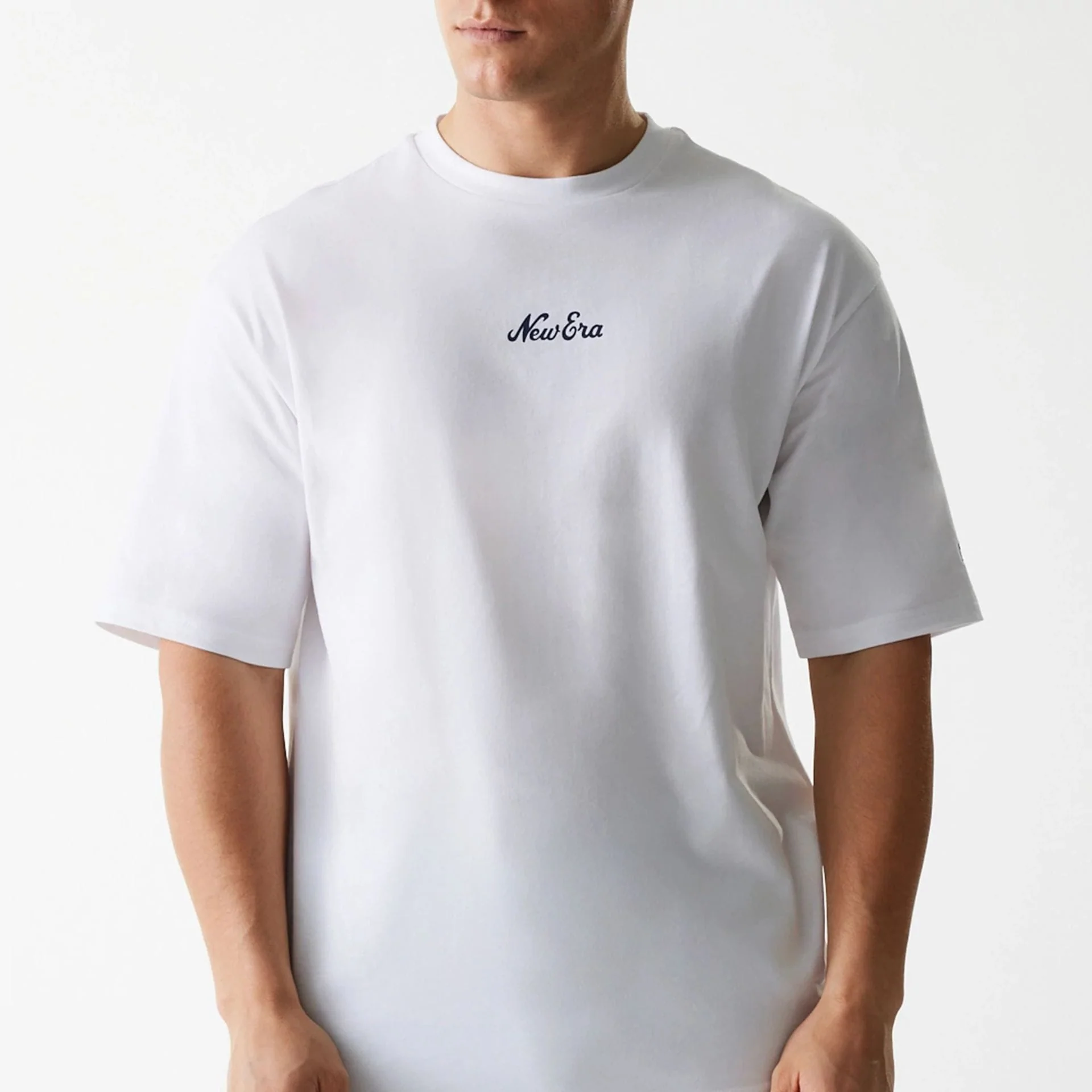New Era Trucker Patch White Oversized T-Shirt - Image 3