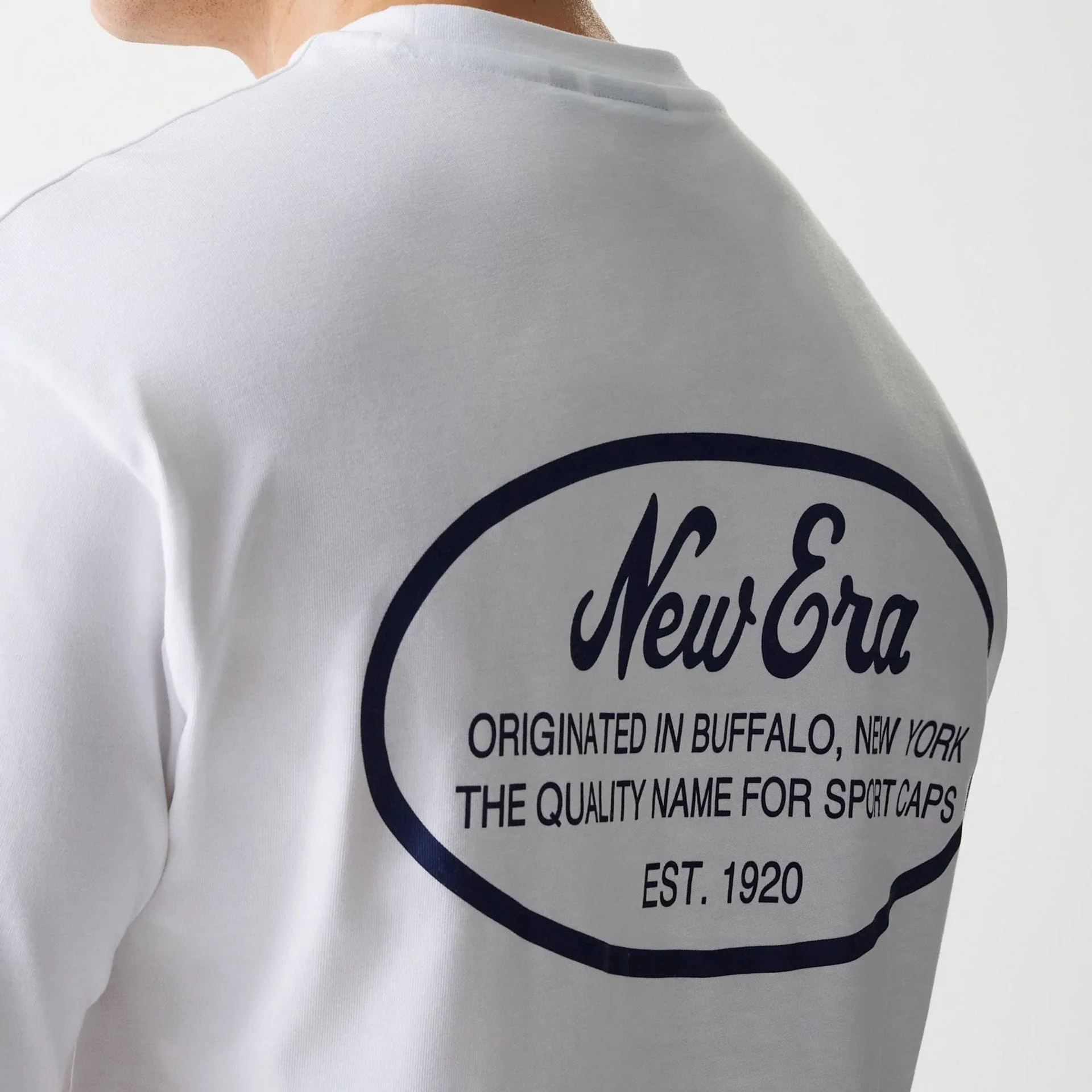 New Era Trucker Patch White Oversized T-Shirt - Image 6