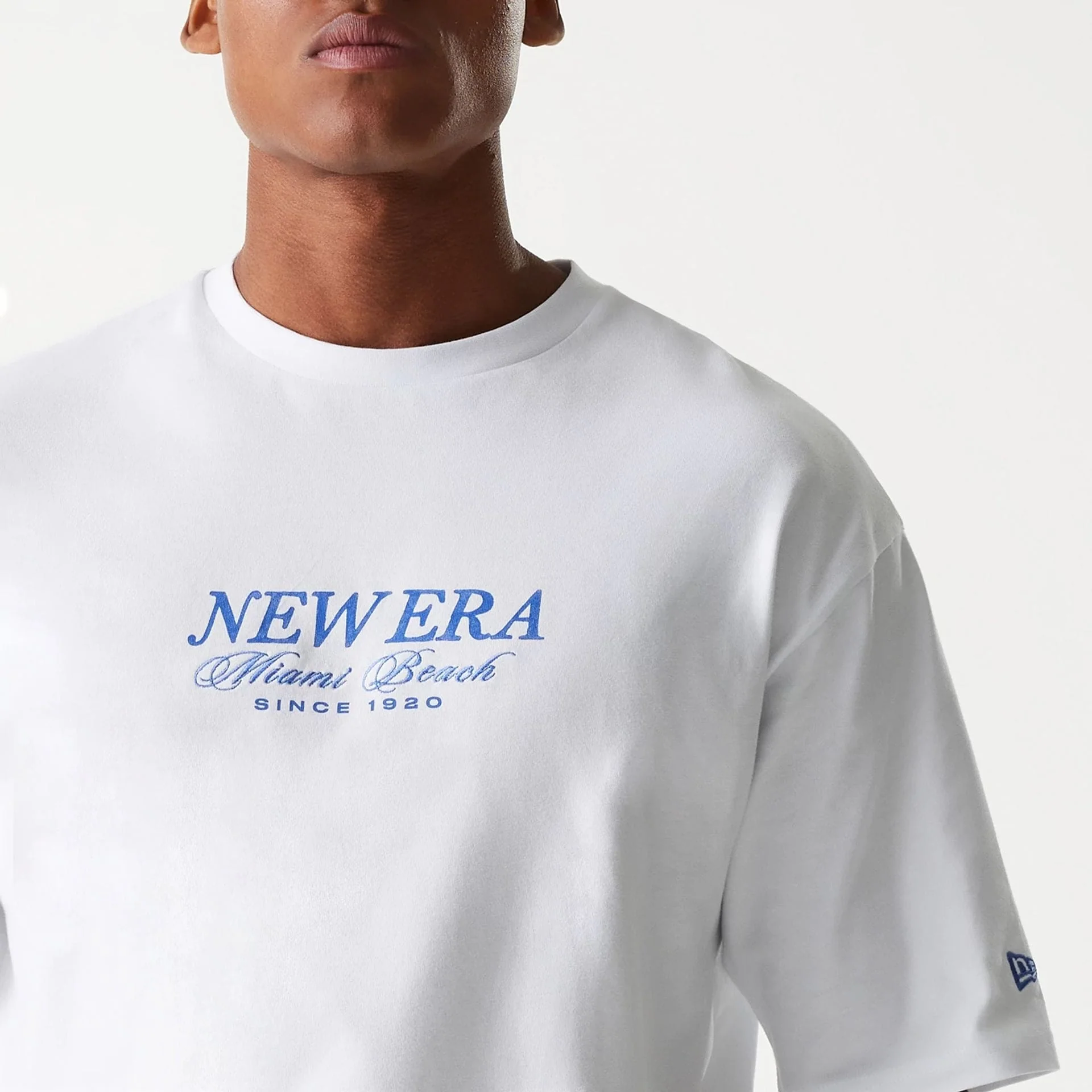 New Era Vacation Graphic White Oversized T-Shirt - Image 7