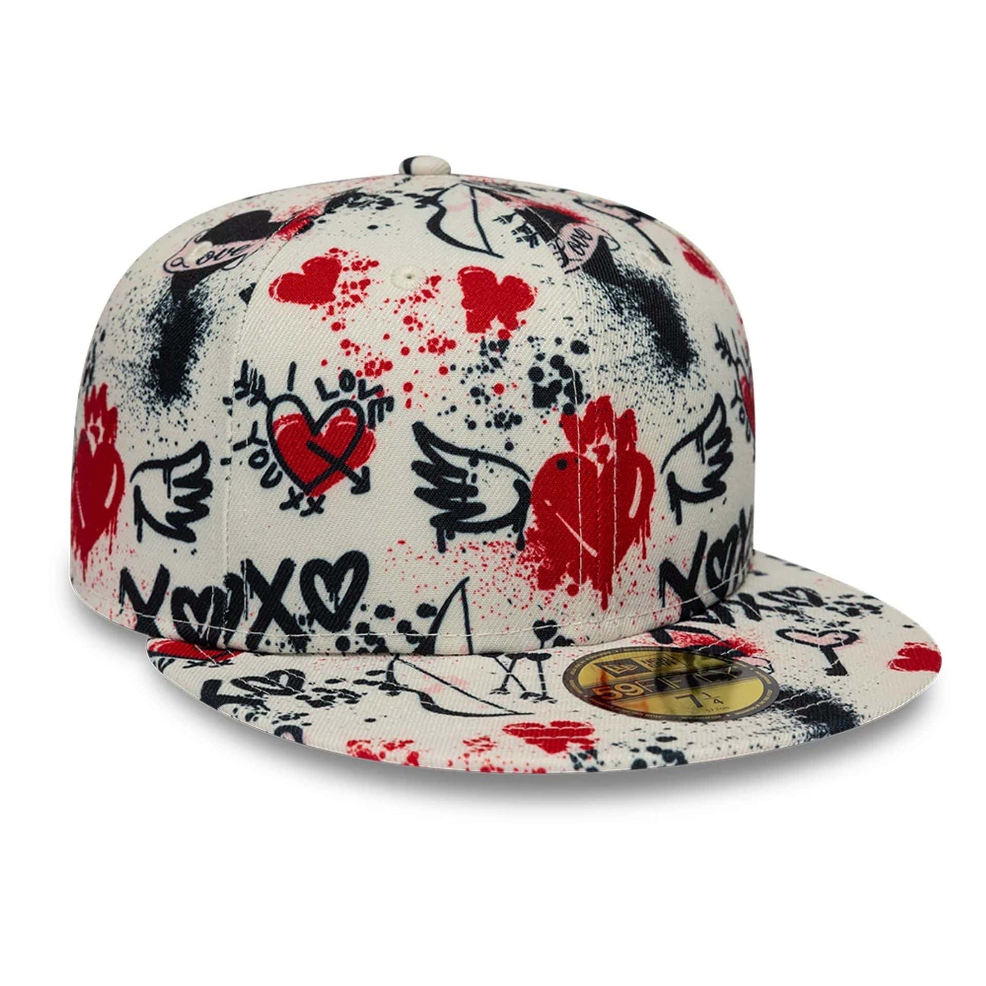 New Era Valentines Light Beige 59FIFTY Fitted Cap - Image 4