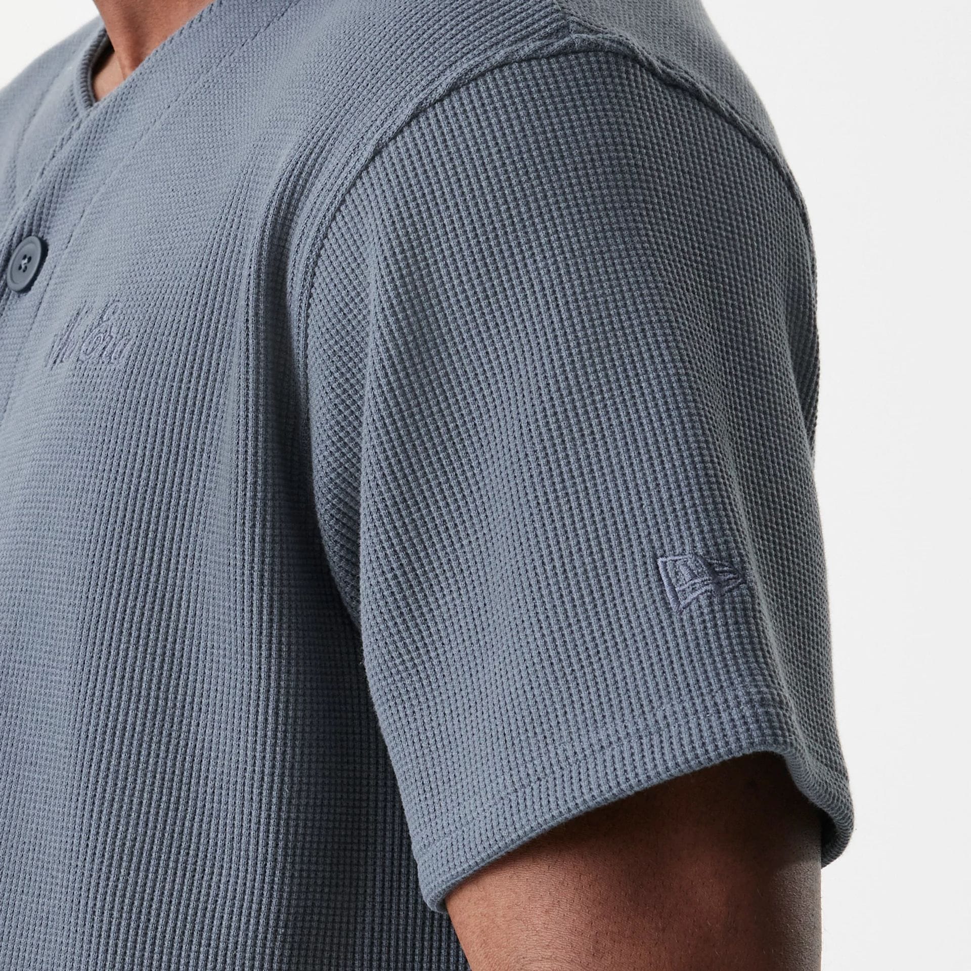 New Era Waffle Dark Grey Jersey - Image 8