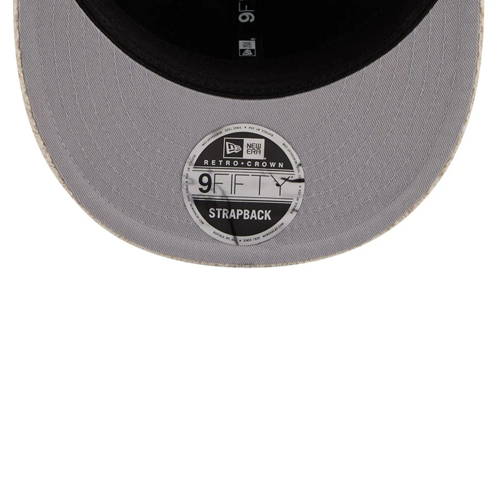 New Era Waffle Knit Light Beige Retro Crown 9FIFTY Adjustable Cap - Image 2