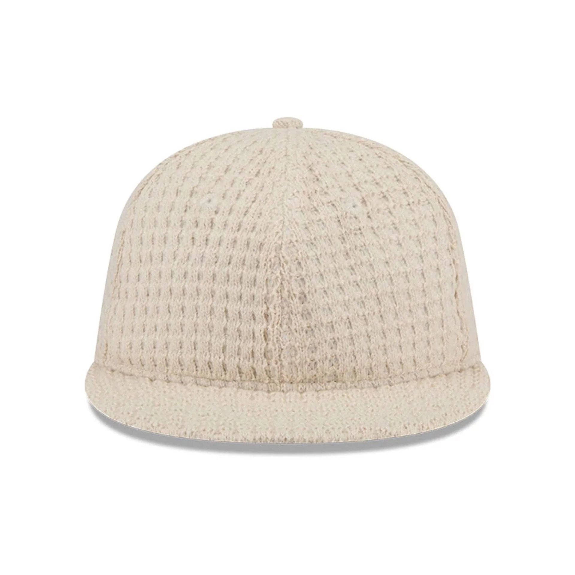 New Era Waffle Knit Light Beige Retro Crown 9FIFTY Adjustable Cap - Image 3