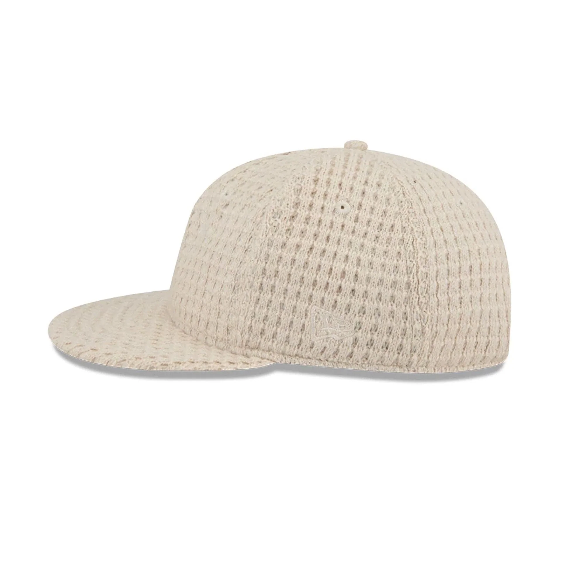 New Era Waffle Knit Light Beige Retro Crown 9FIFTY Adjustable Cap - Image 6