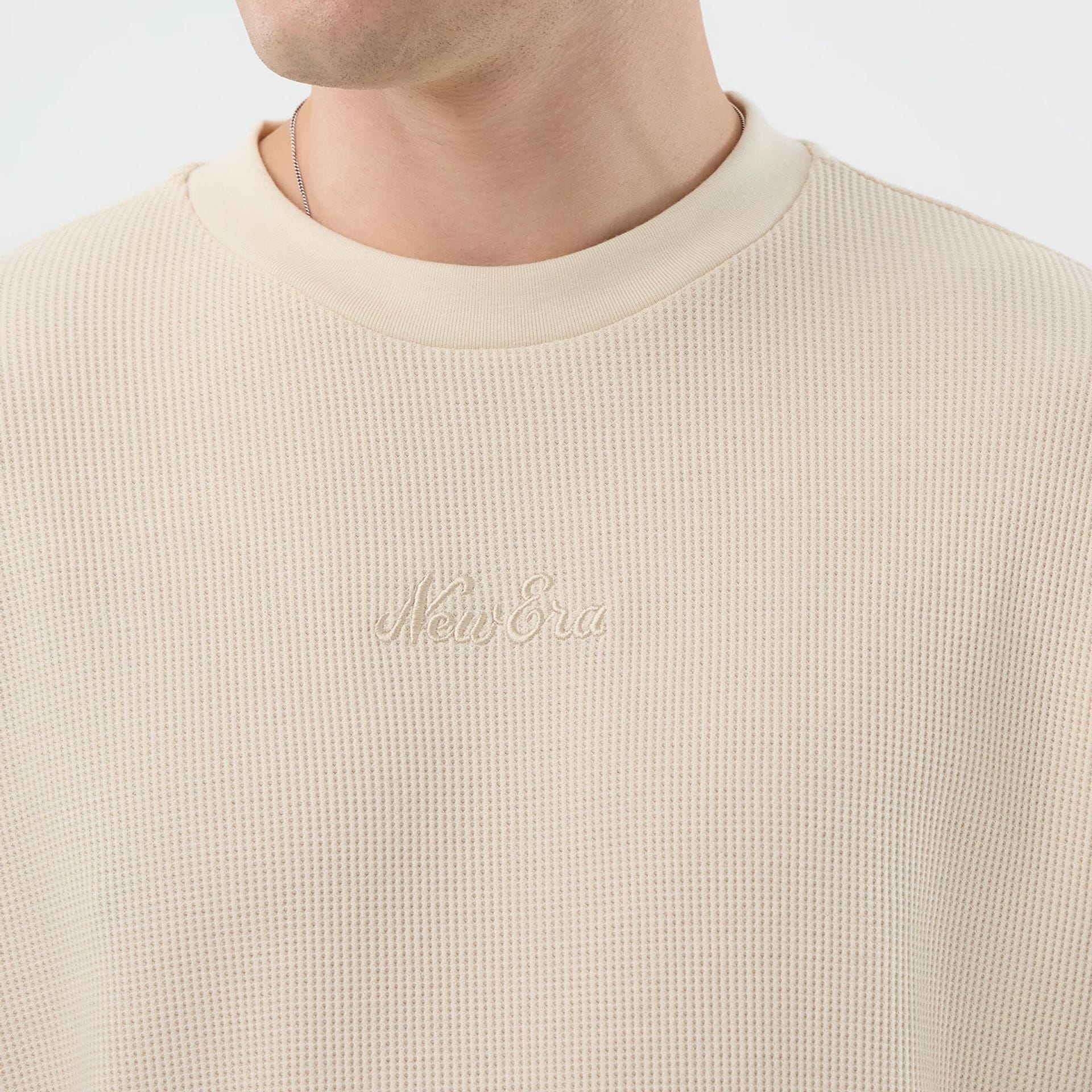 New Era Waffle Light Beige T-Shirt - Image 5