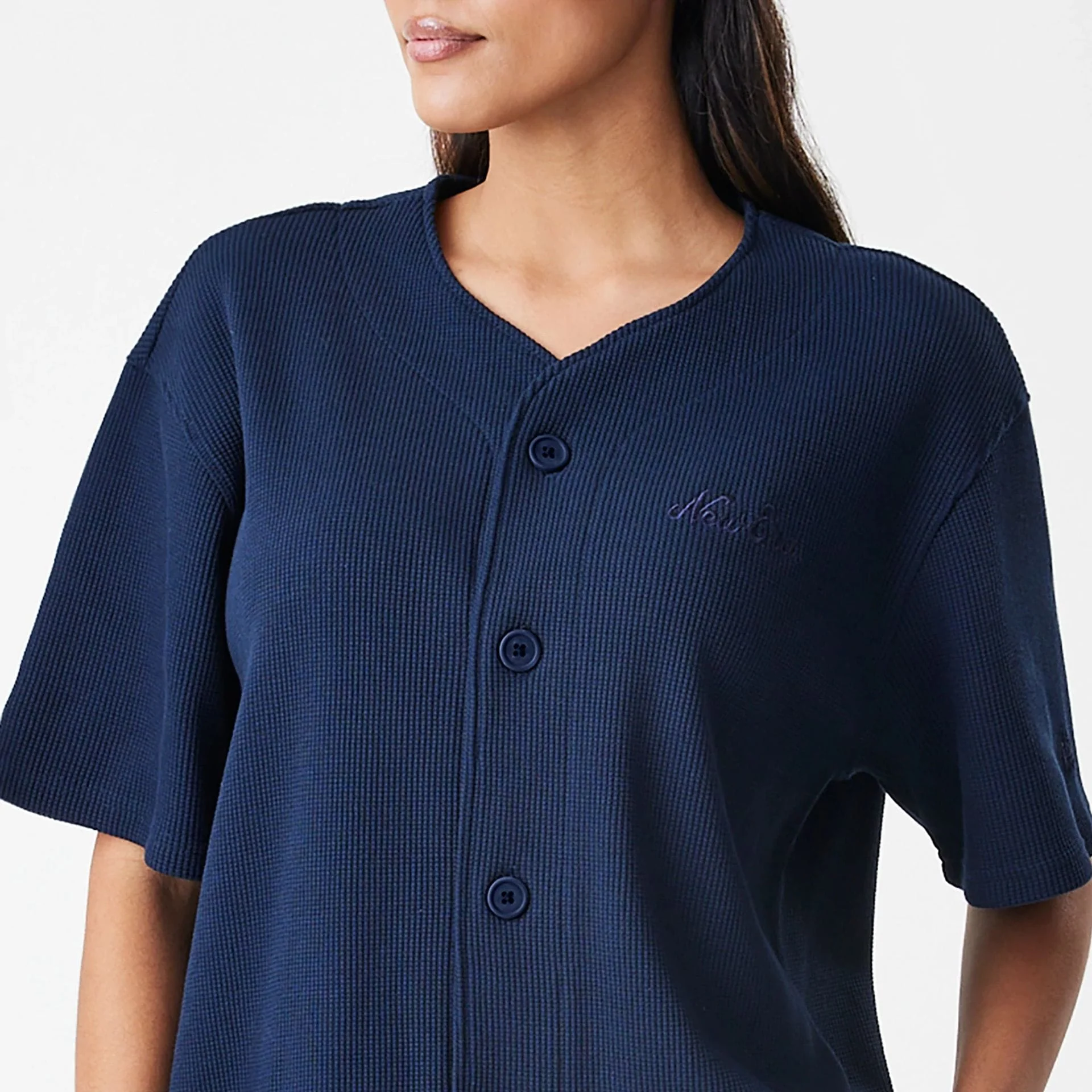 New Era Waffle Navy Jersey - Image 6