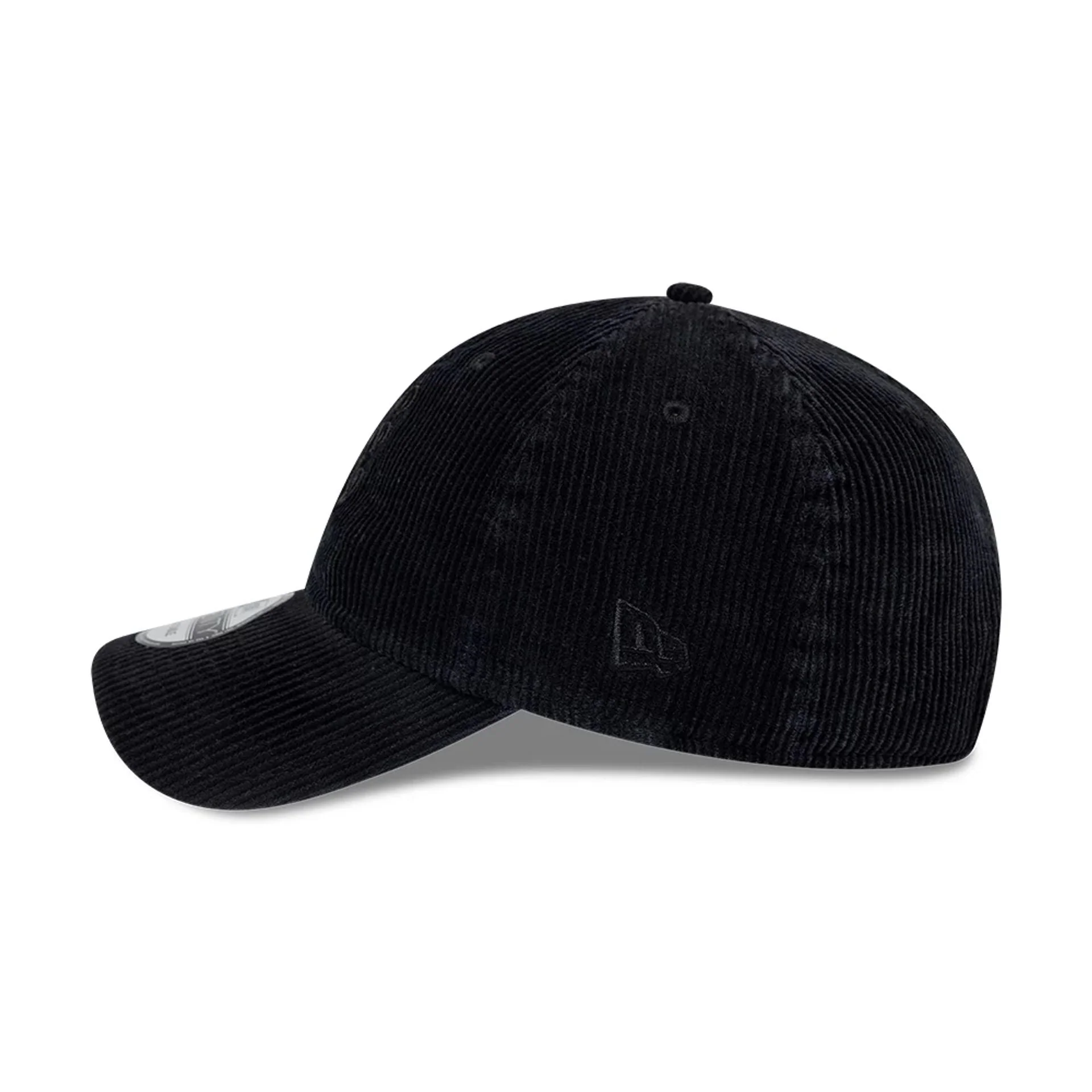 New Era Washed Cord Black 9TWENTY Adjustable Cap - Image 5