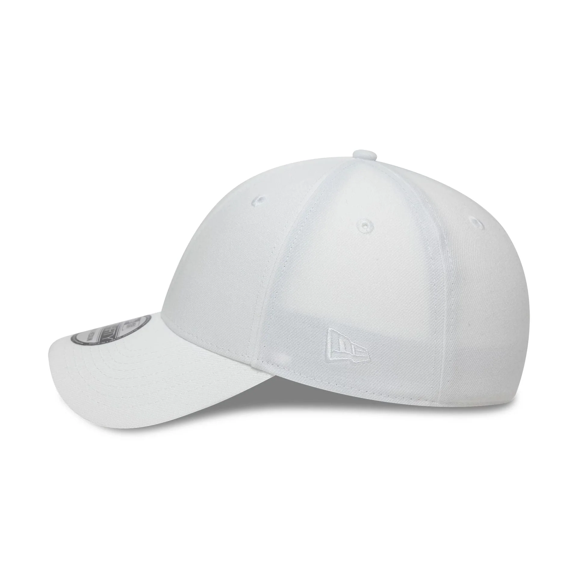 New Era White 39THIRTY Stretch Fit Cap - Image 4