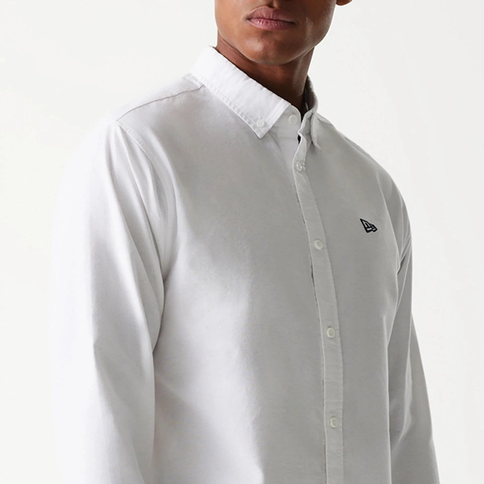 New Era White Long Sleeve Shirt - Image 3