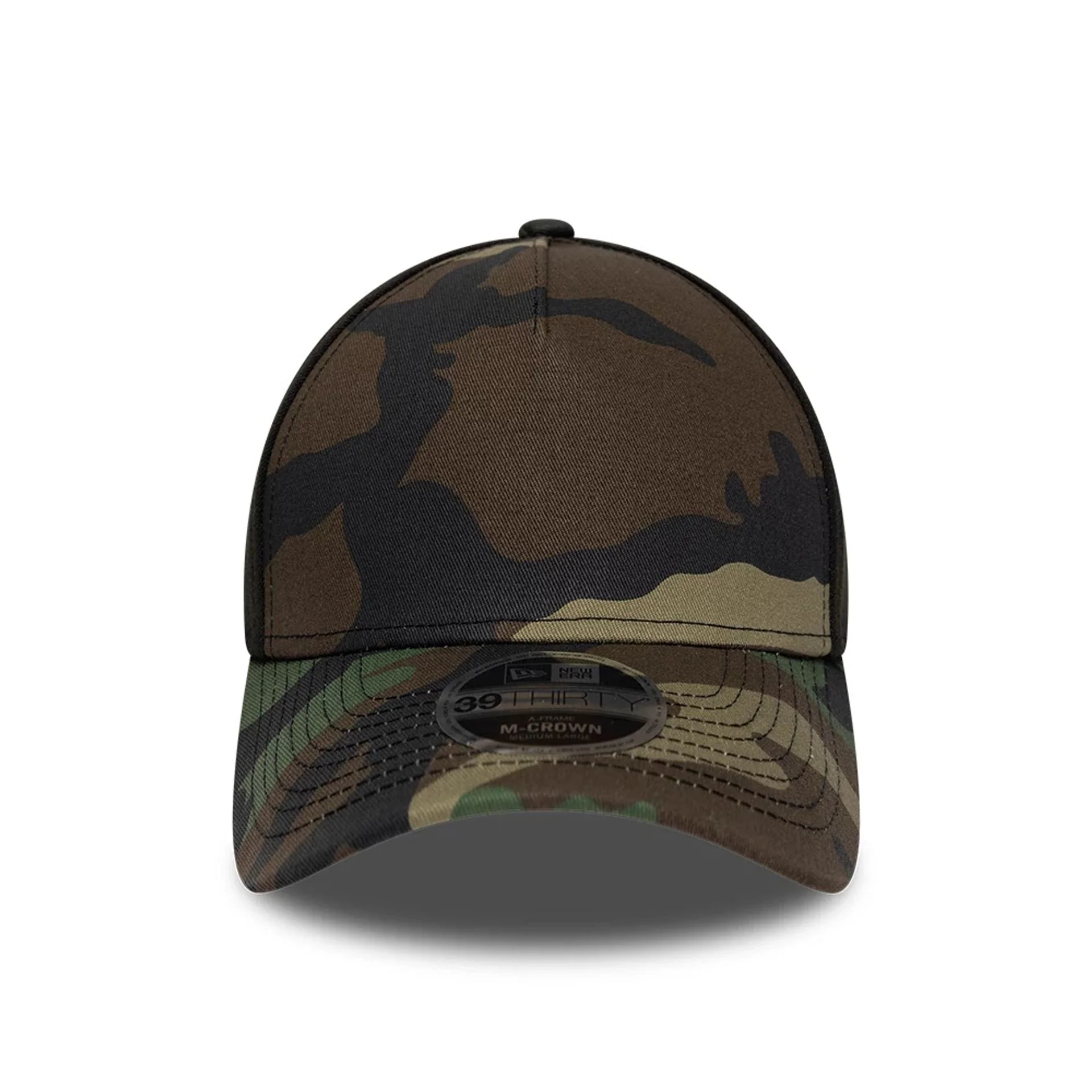 New Era Woodland Camo 39THIRTY M-Crown A-Frame Stretch Fit Cap - Image 3