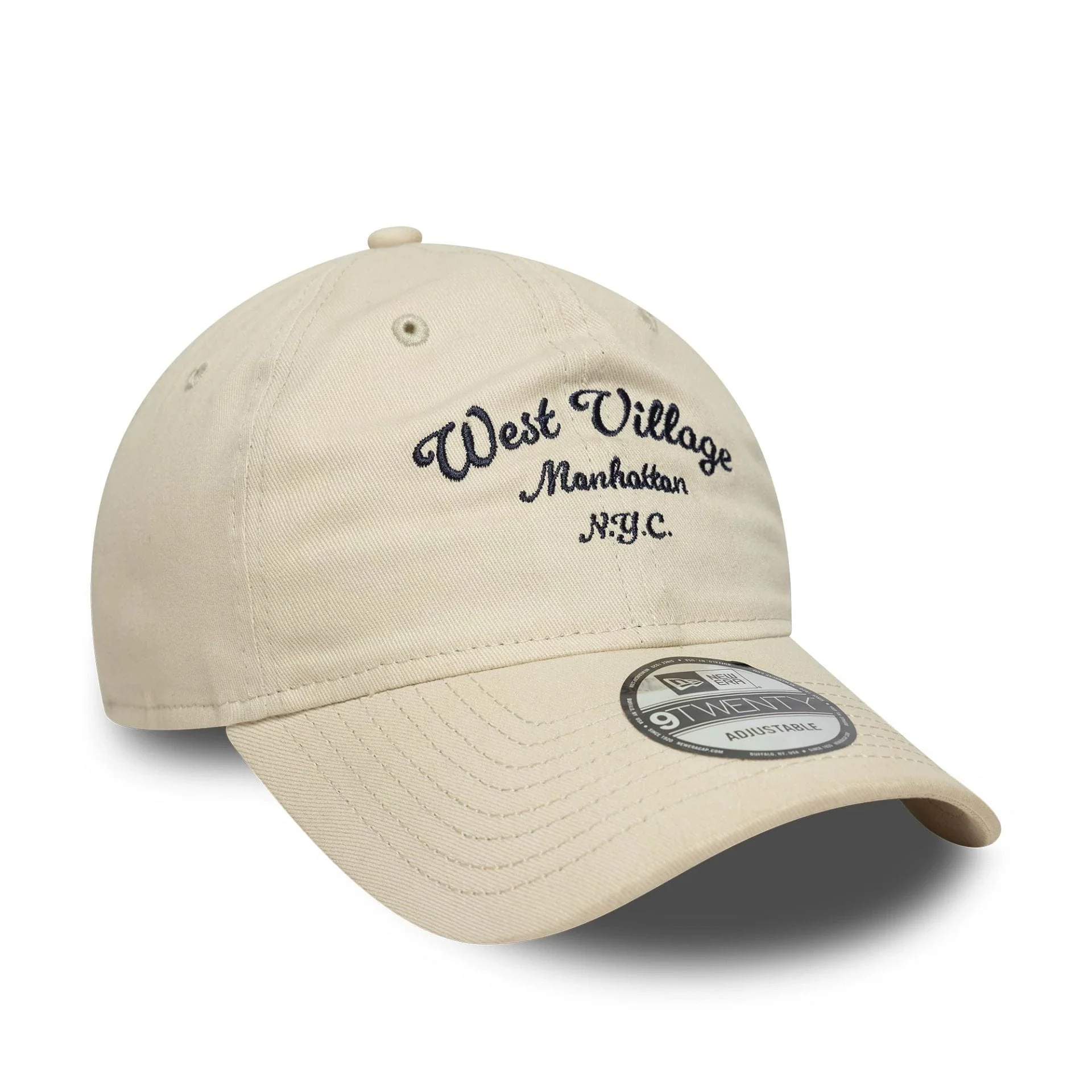 New Era Wordmark Cream 9TWENTY Adjustable Cap - Image 3
