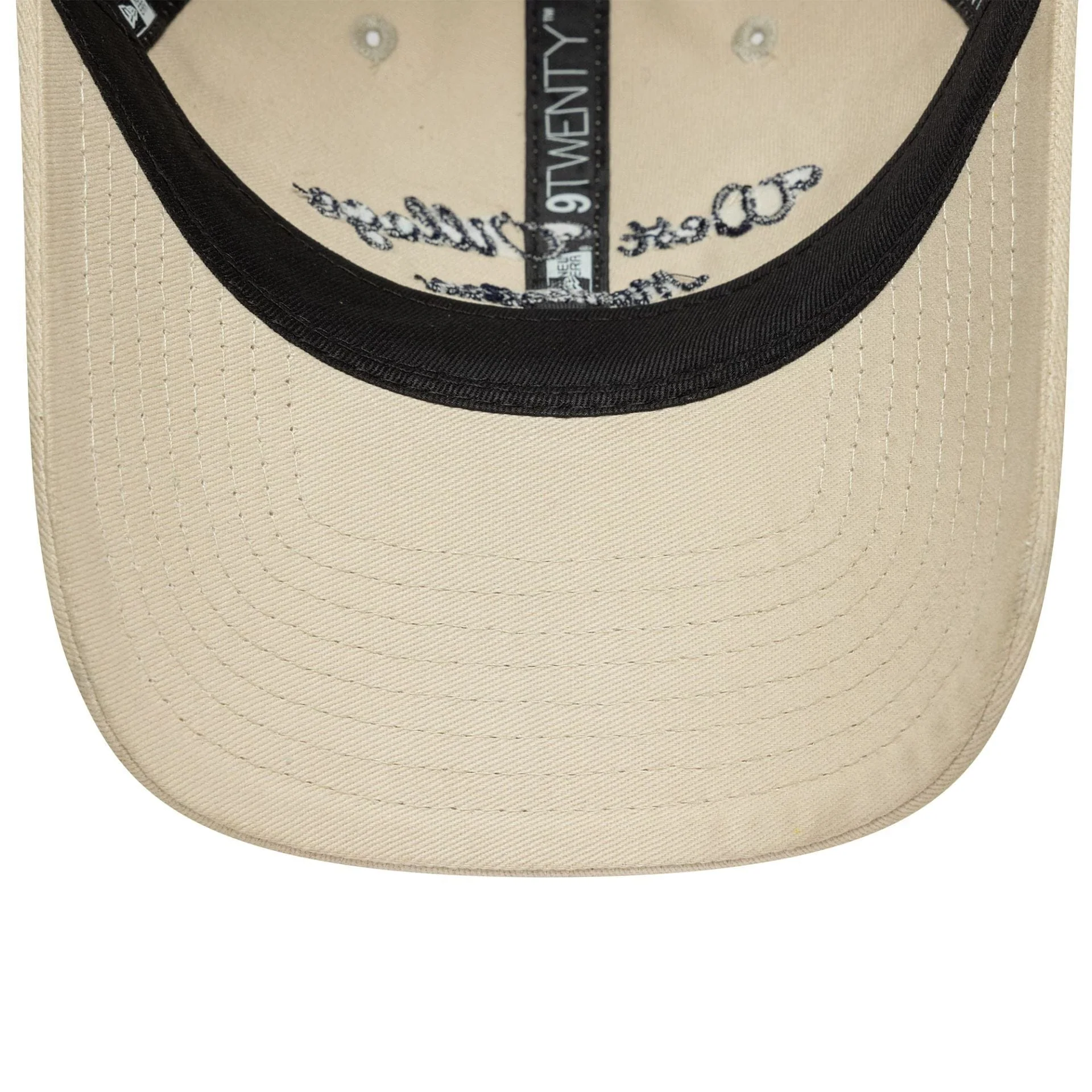 New Era Wordmark Cream 9TWENTY Adjustable Cap - Image 5