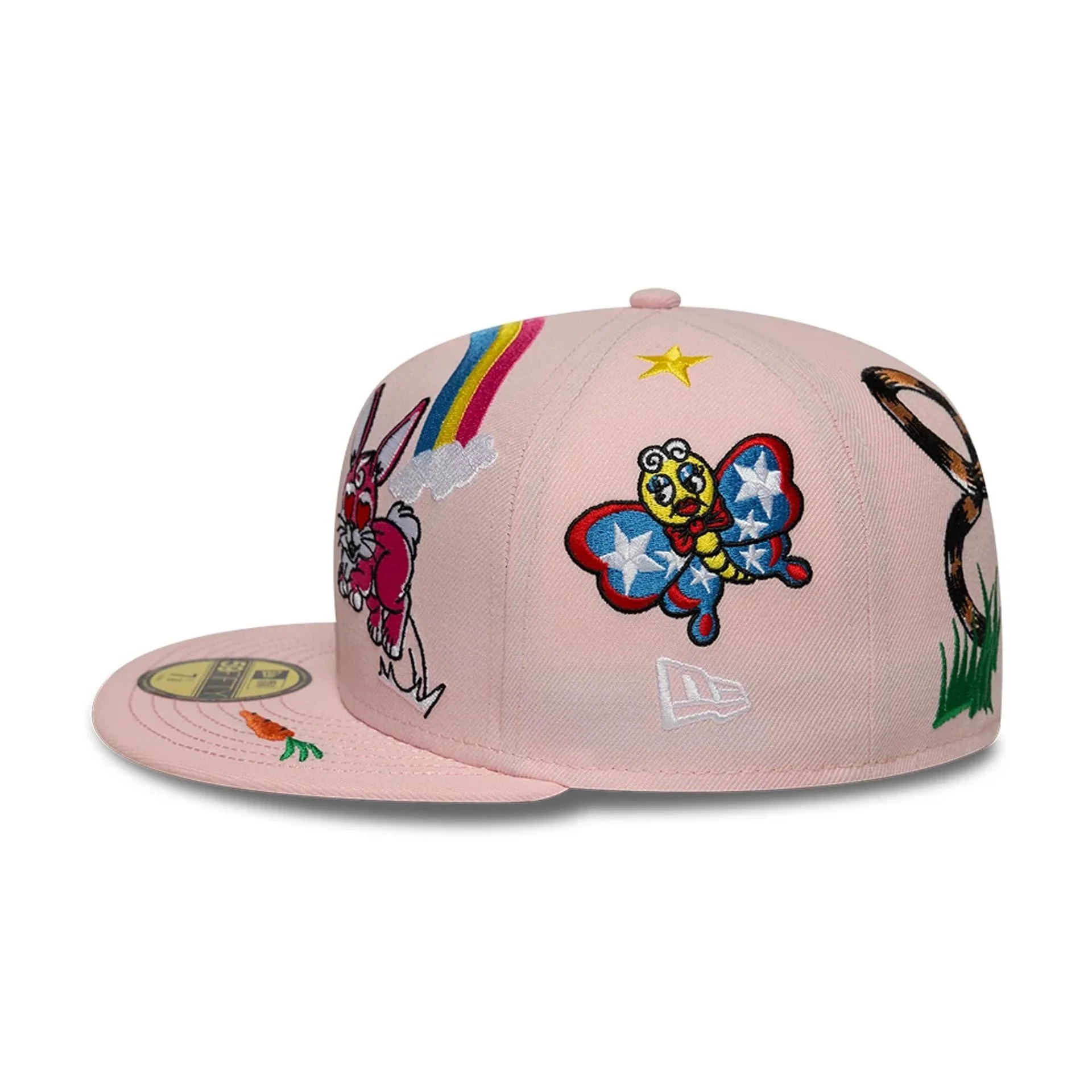 New Era x Kenzo Pastel Pink 59FIFTY Fitted Cap - Image 5