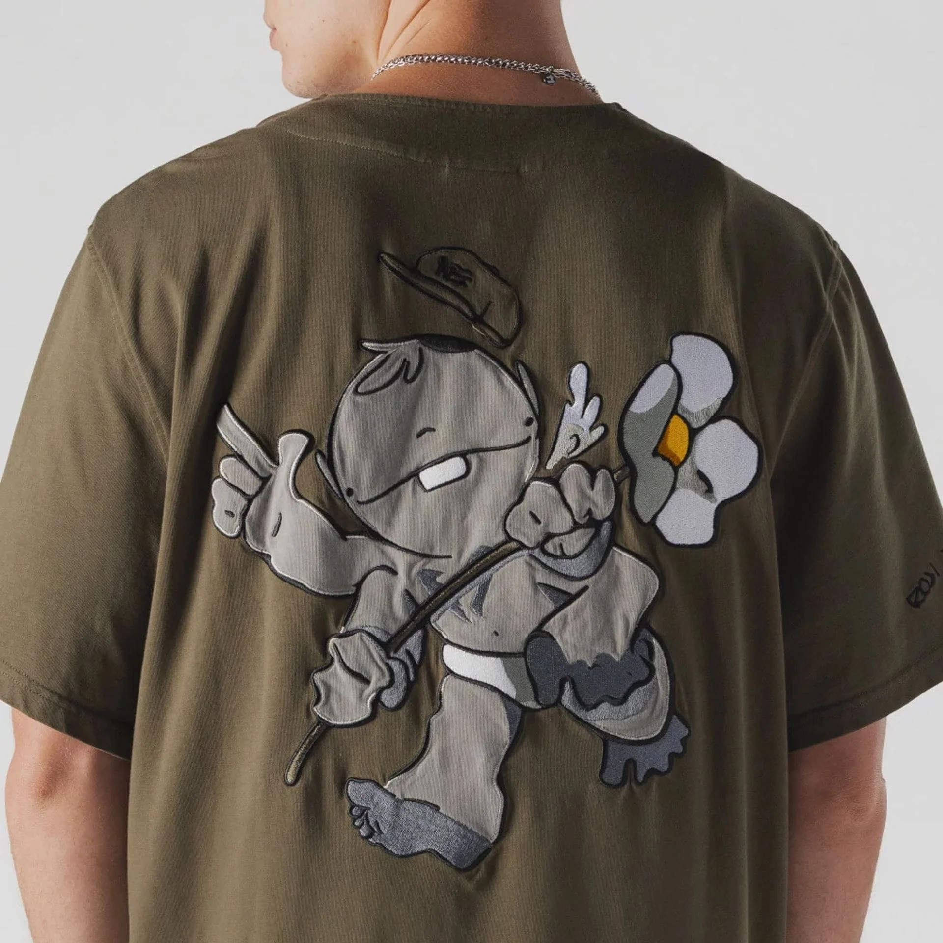 New Era x Rodrigo Roji Flower Green Jersey - Image 6