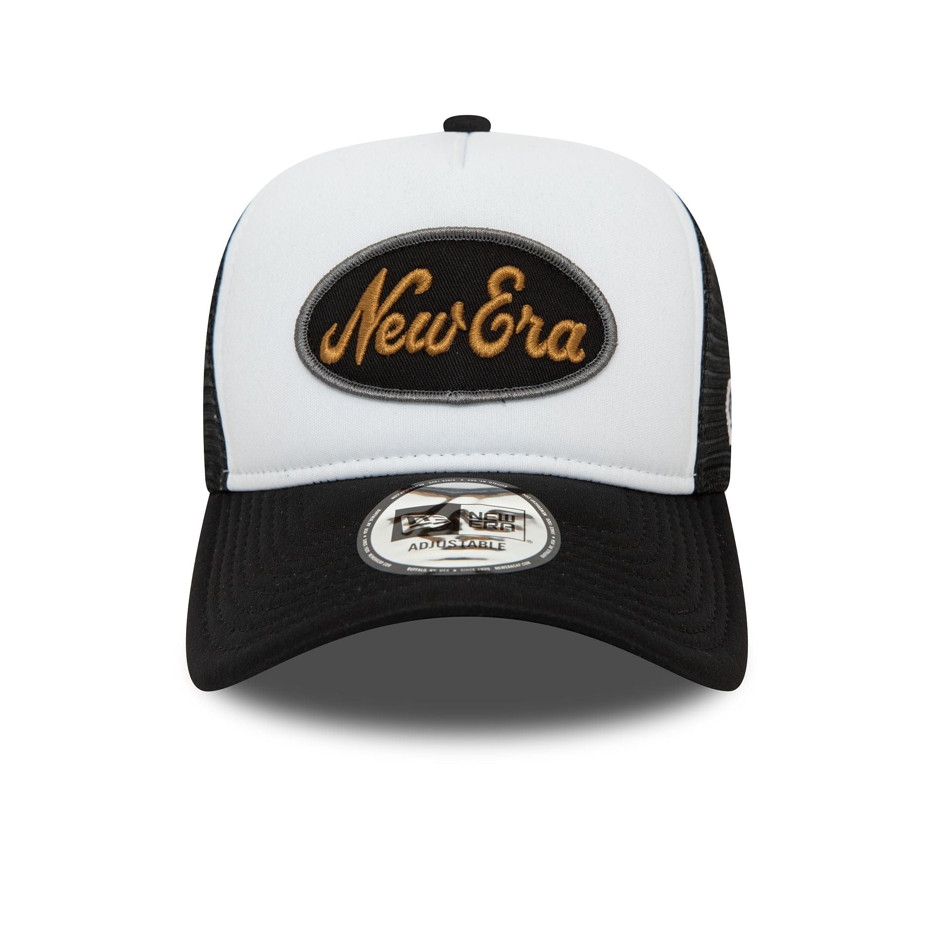 New Era Youth Black Oval Trucker Cap - Image 3