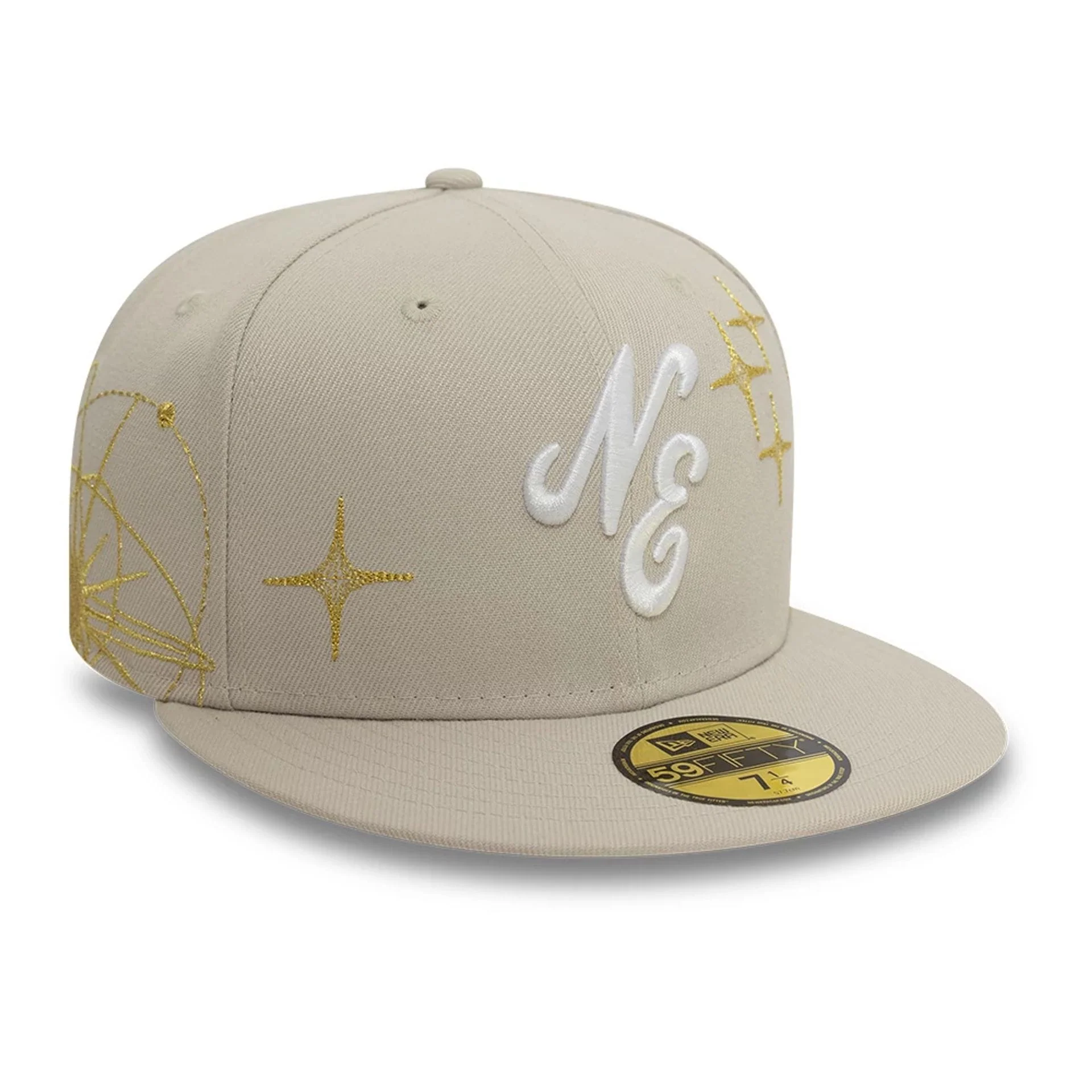 New Era Zodiac Light Beige 59FIFTY Fitted Cap - Image 2