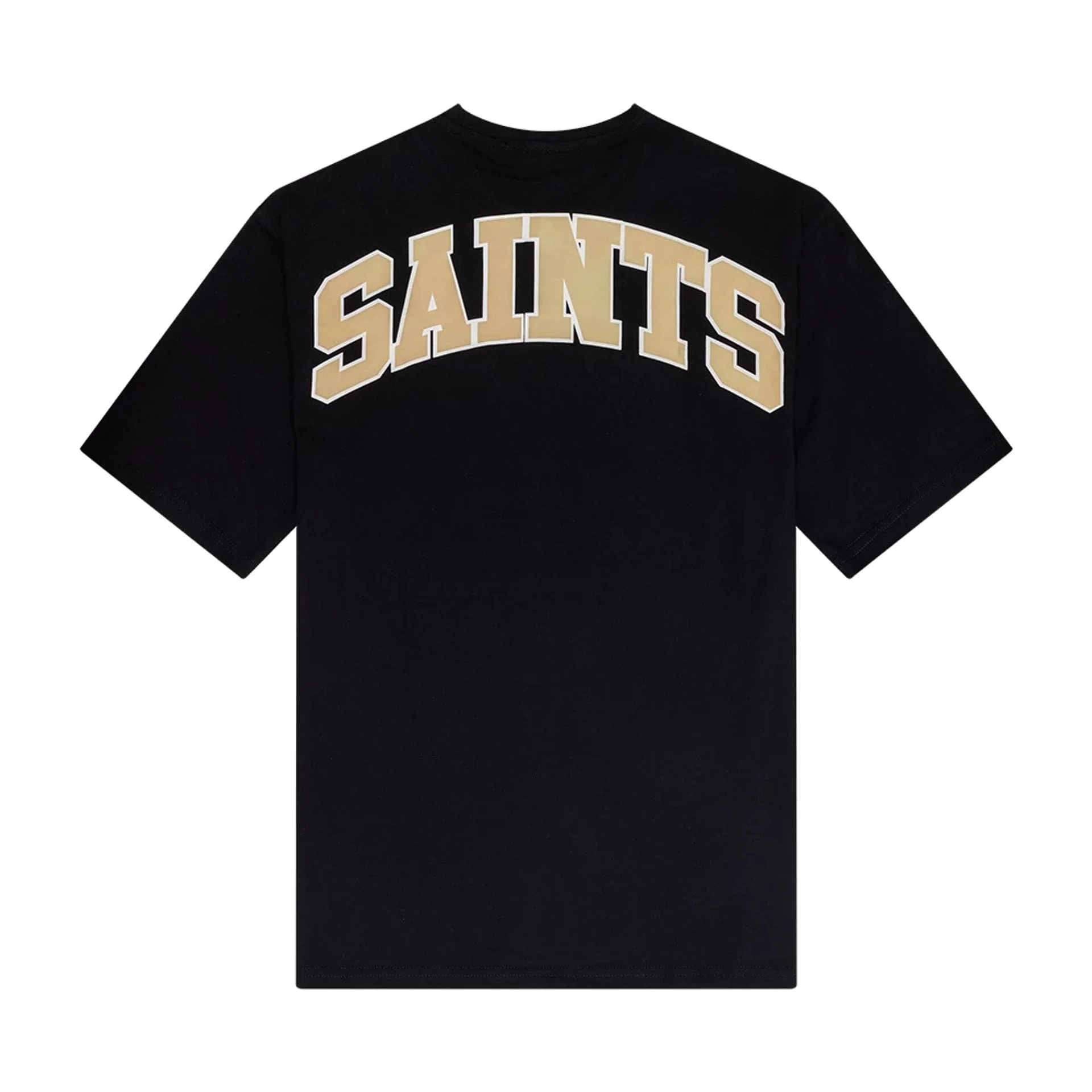 New Orleans Saints NFL Arch Graphic Black Oversized T-Shirt - Image 2