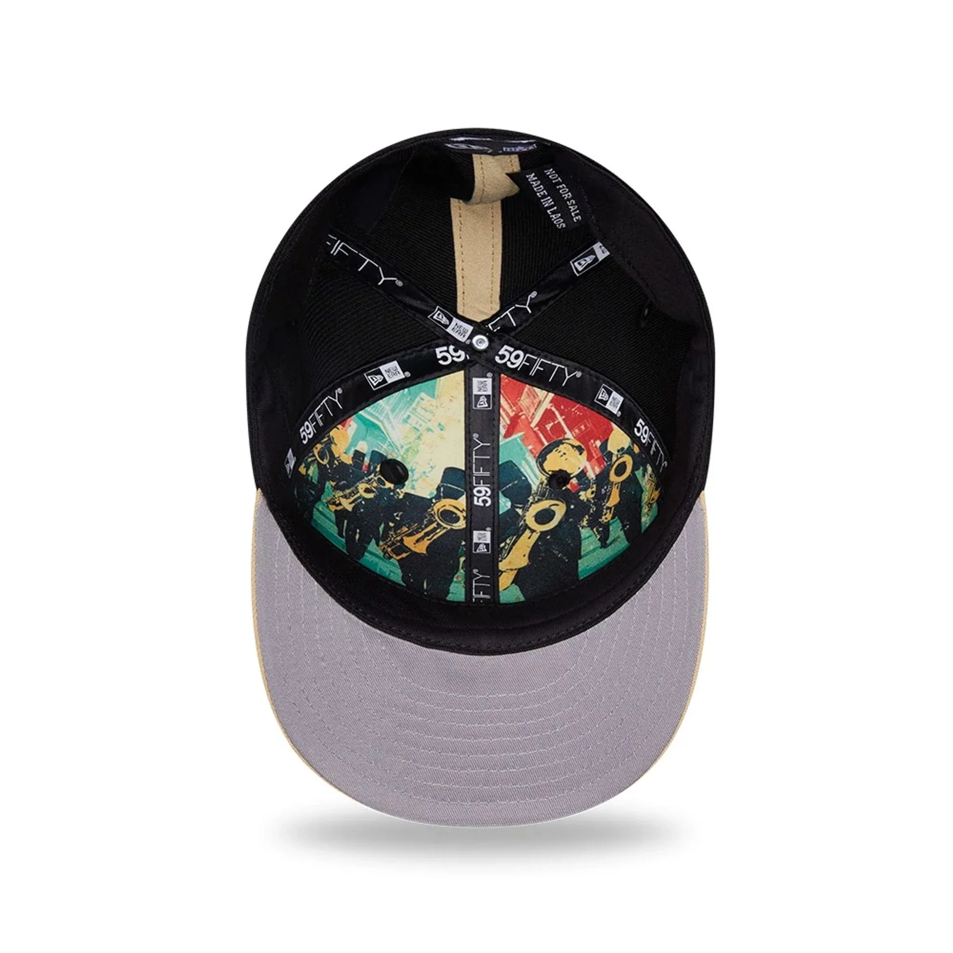 New Orleans Saints NFL Draft 2026 Black 59FIFTY Fitted Cap - Image 2