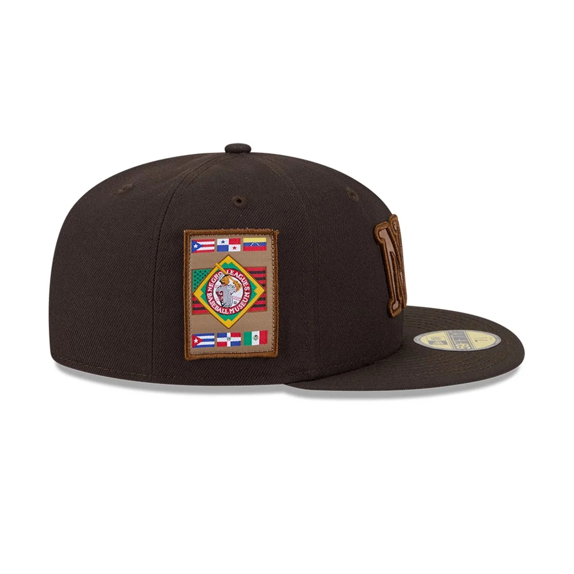 New York Black Yankees MLB Negro League Dark Brown 59FIFTY Fitted Cap - Image 6