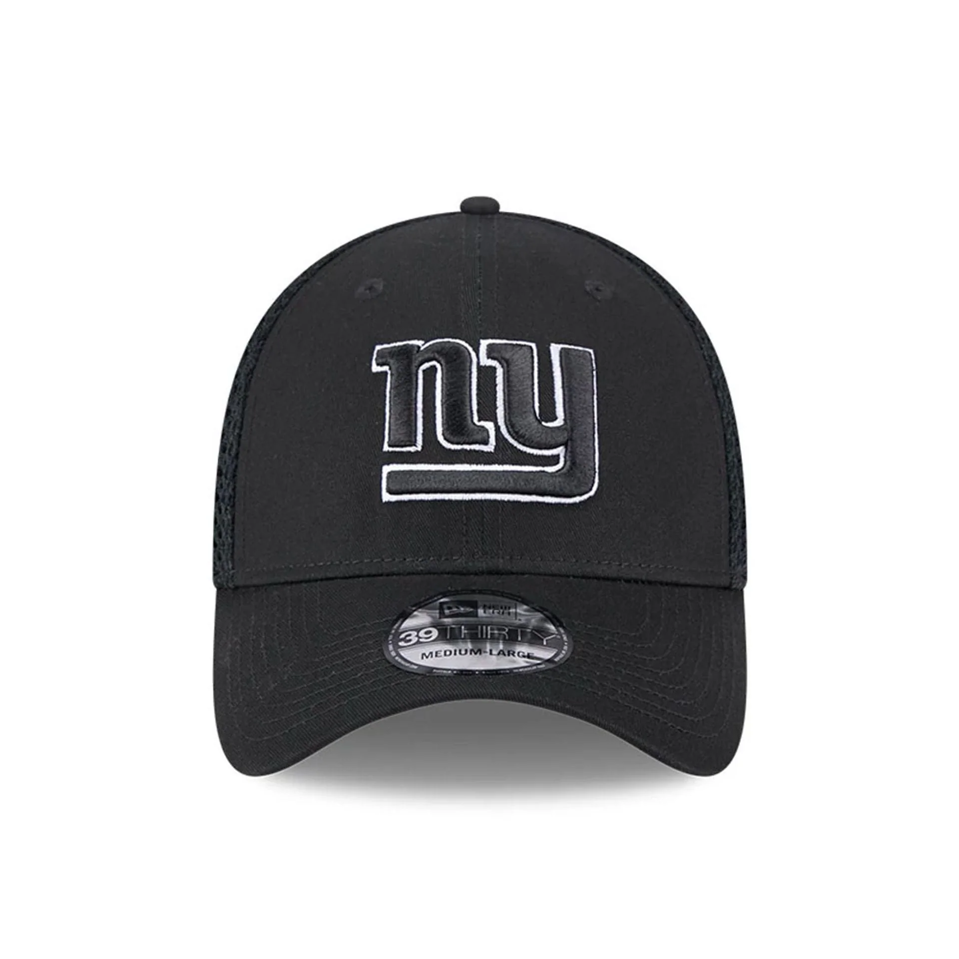 New York Giants NFL Evergreen Neo Black 39THIRTY Stretch Fit Cap - Image 3