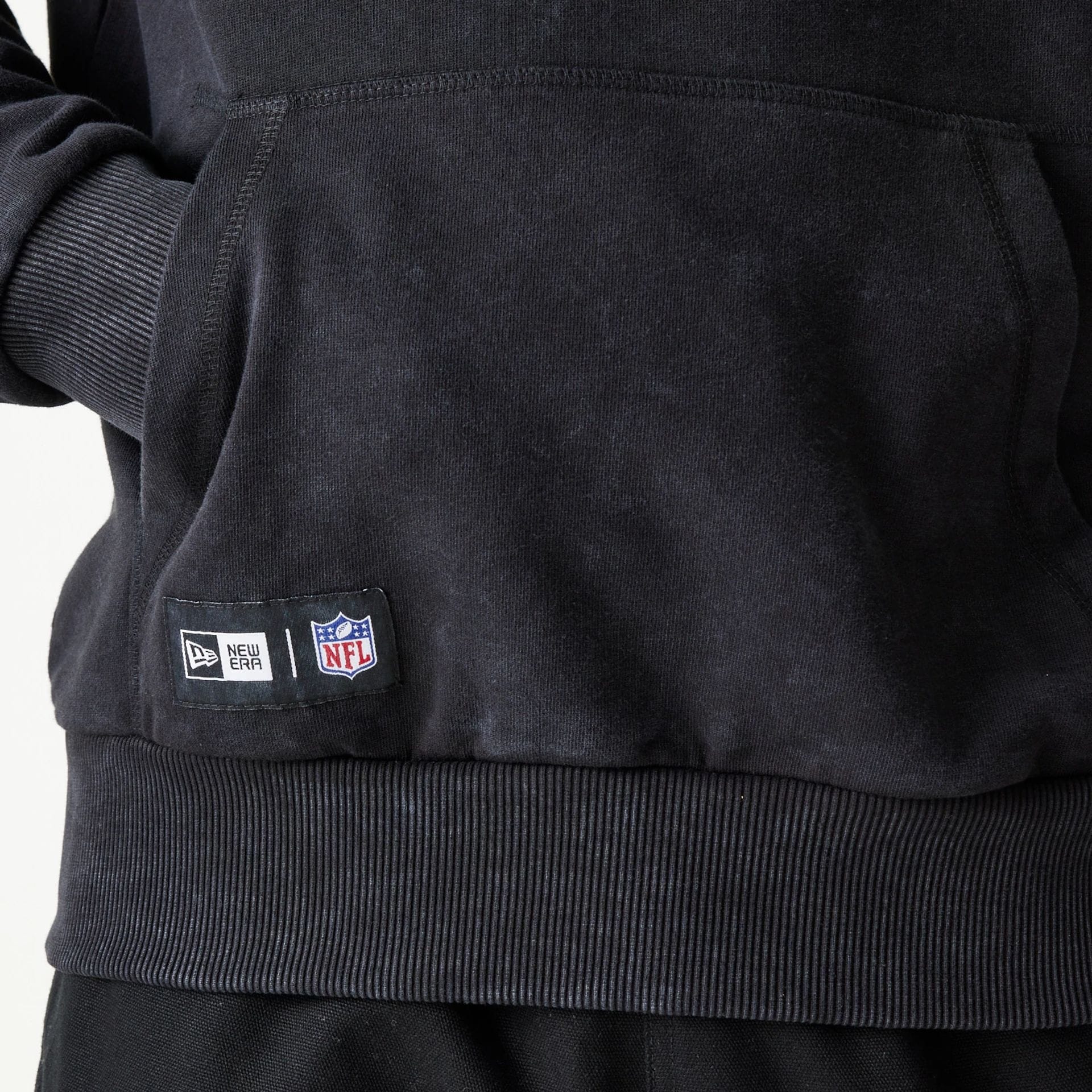 New York Jets NFL Games Premium Apparel Black Oversized Pullover Hoodie - Image 8