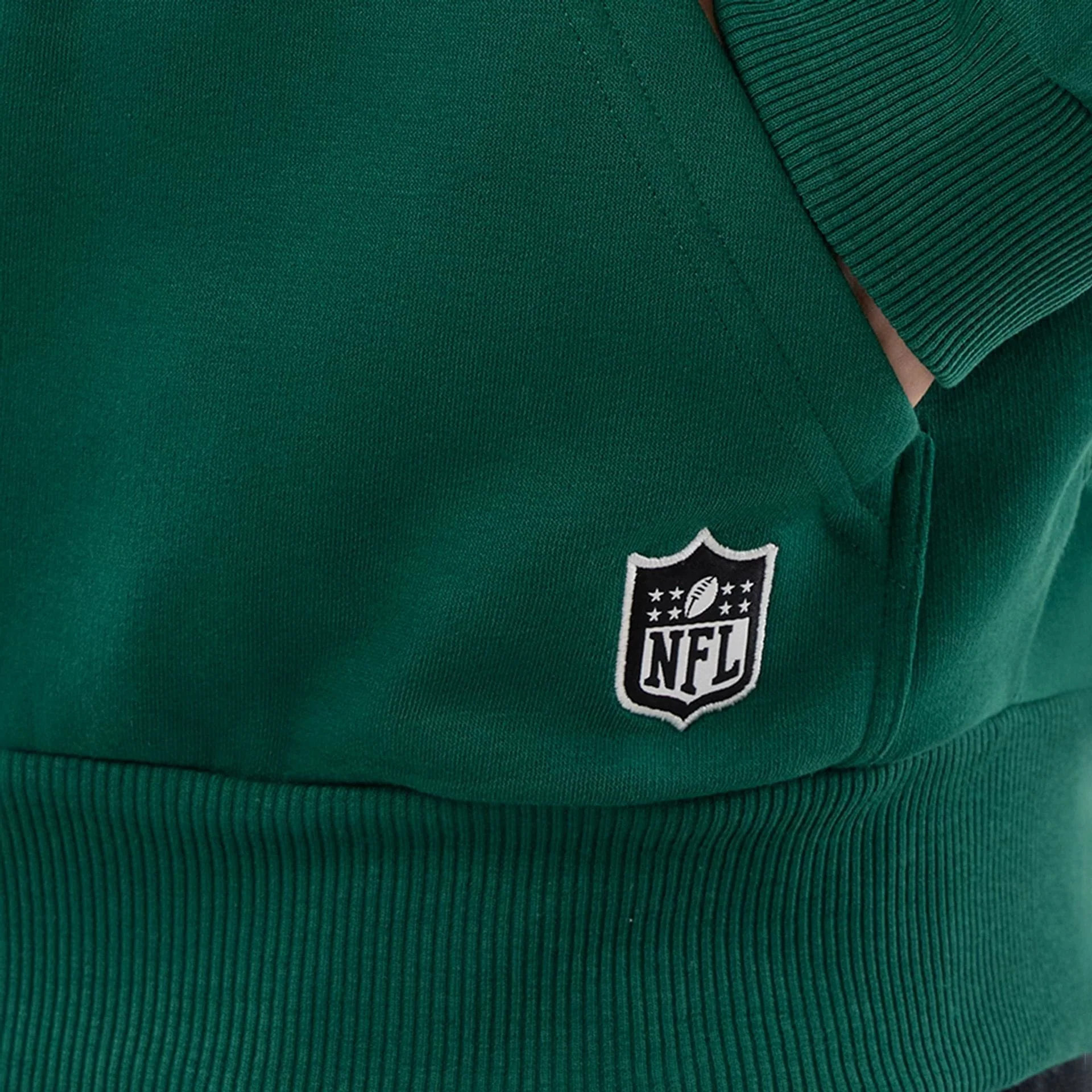 New York Jets NFL International Series Games Green Full Zip Hoodie - Image 6