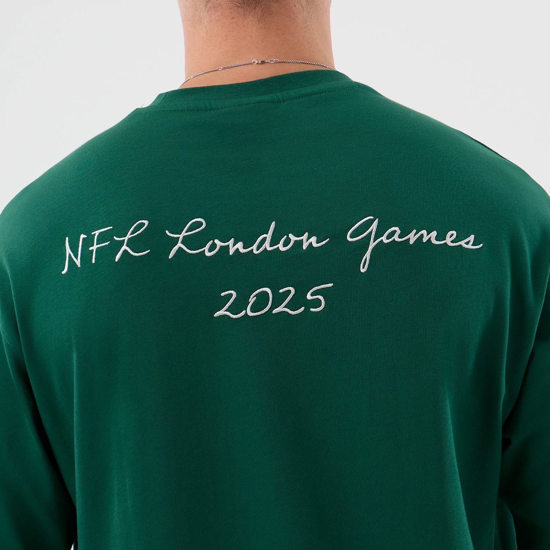 New York Jets NFL International Series Games Green Oversized T-Shirt - Image 7