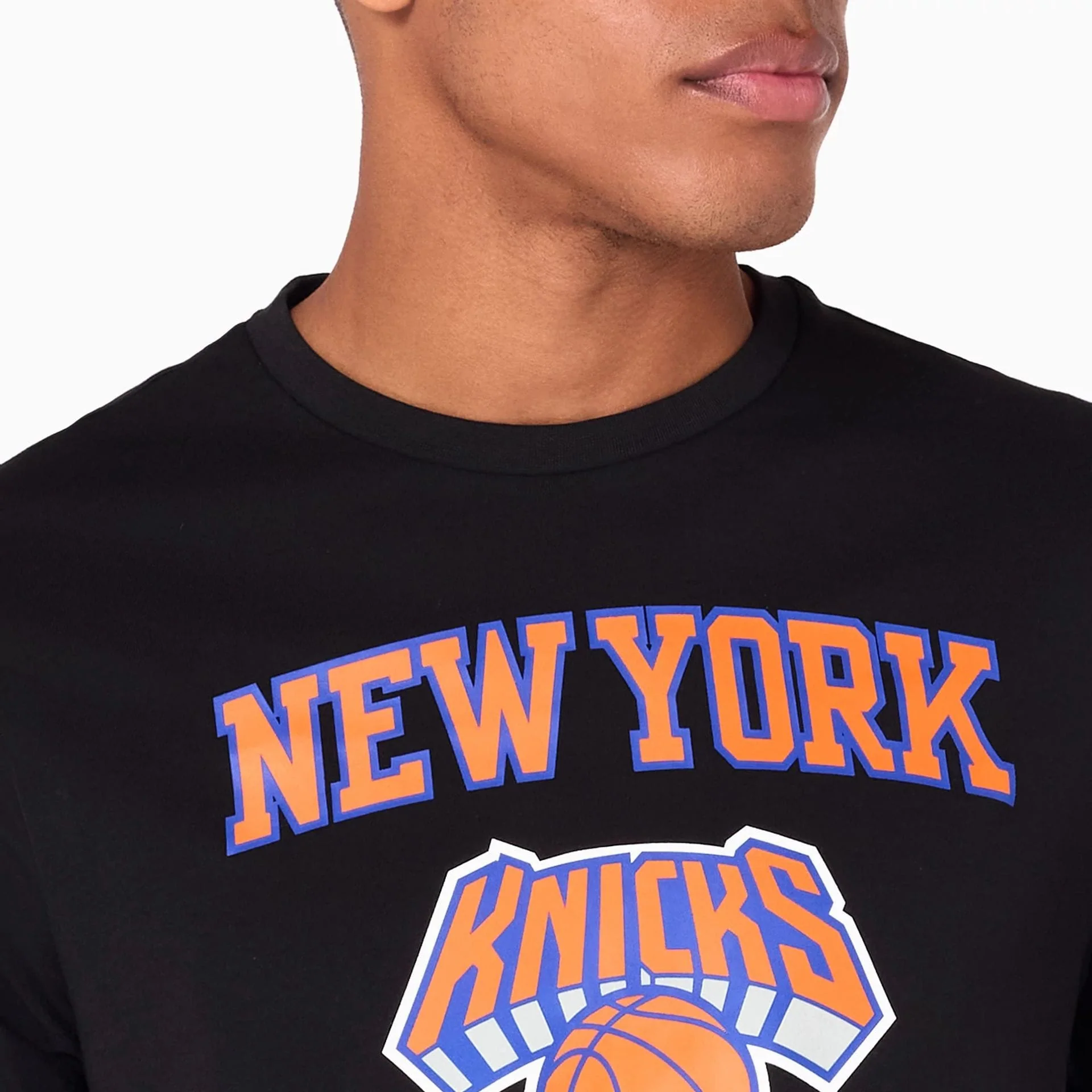 New York Knicks NBA Black T-Shirt - Image 3