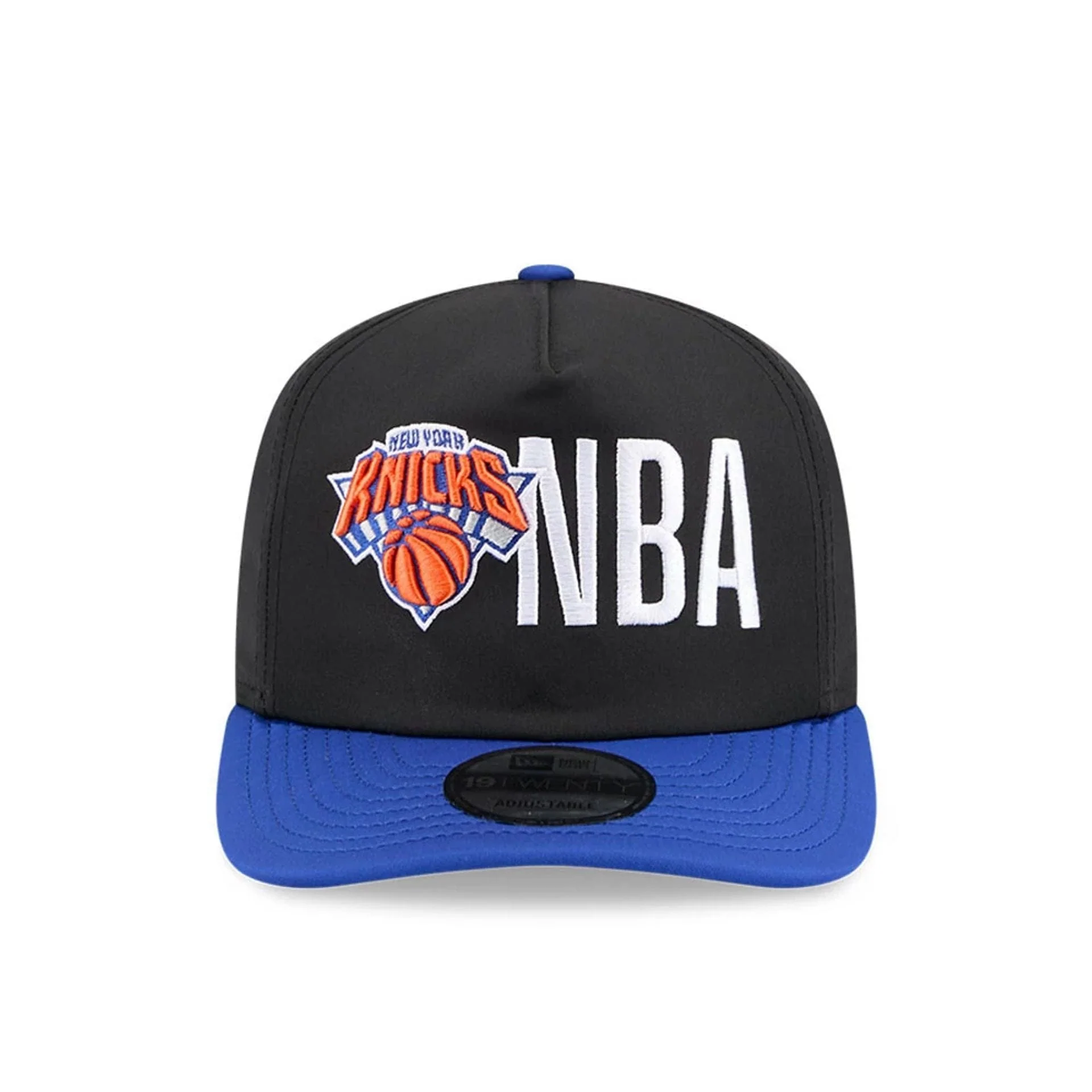 New York Knicks NBA Team Logo Black 19TWENTY Adjustable Cap - Image 3