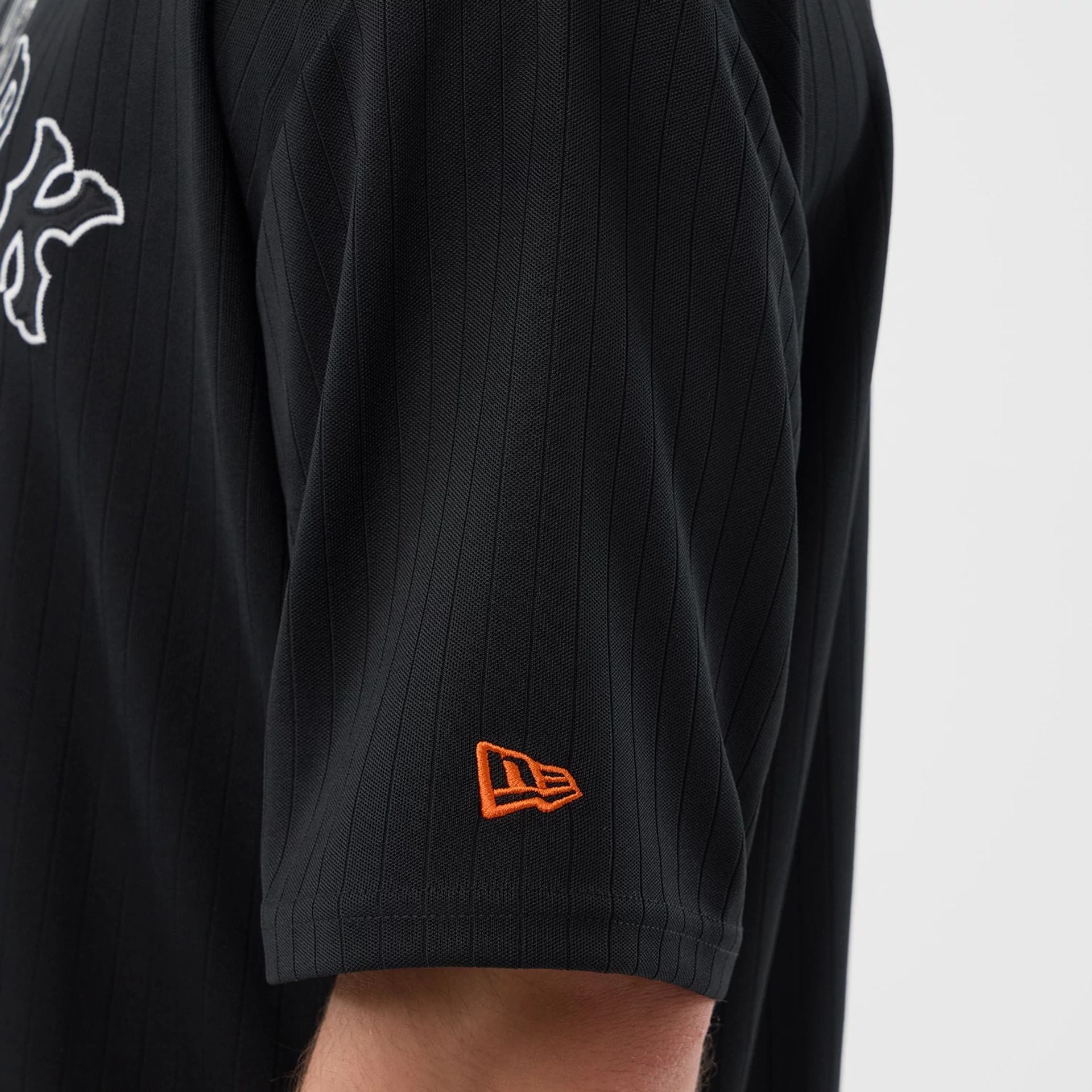 New York Mets MLB Arch Black Oversized T-Shirt - Image 5