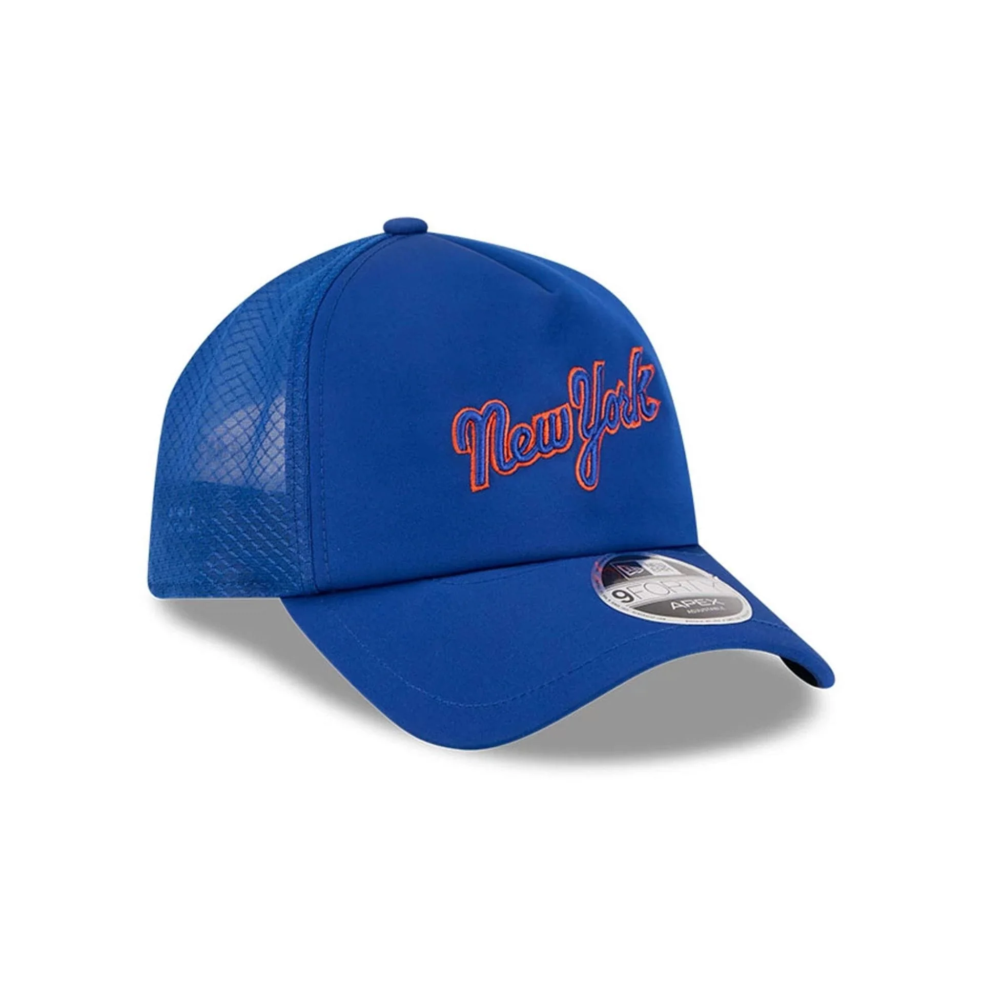 New York Mets MLB Batting Practice 2026 Blue 9FORTY Apex Adjustable Cap - Image 3