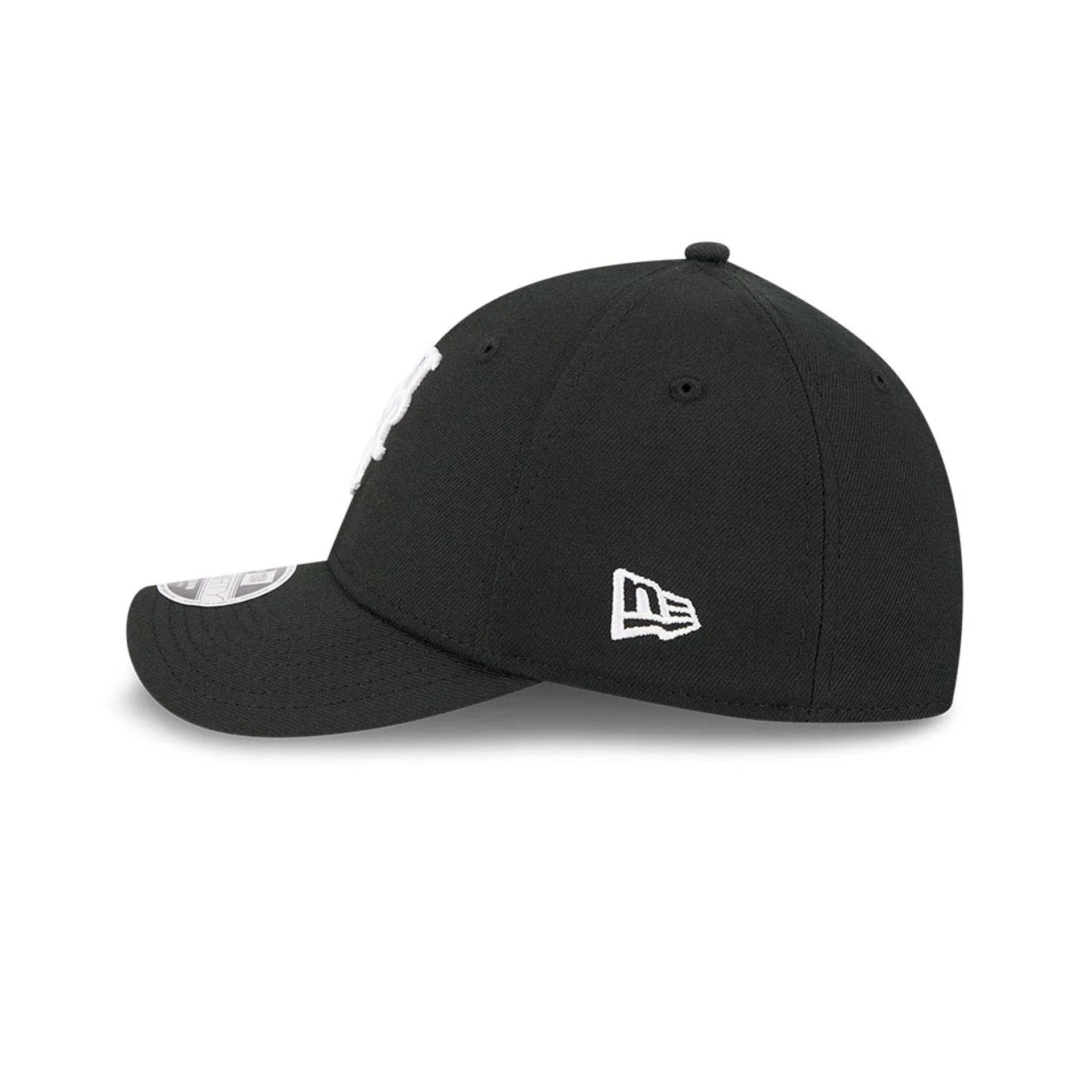 New York Mets MLB Black 39THIRTY M-Crown Stretch Fit Cap - Image 6