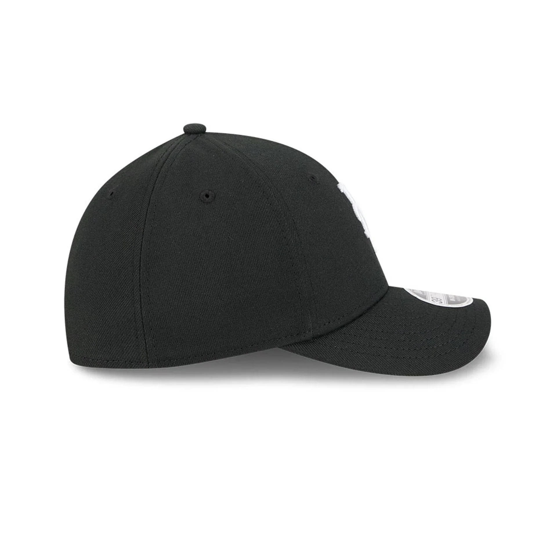 New York Mets MLB Black 39THIRTY M-Crown Stretch Fit Cap - Image 7