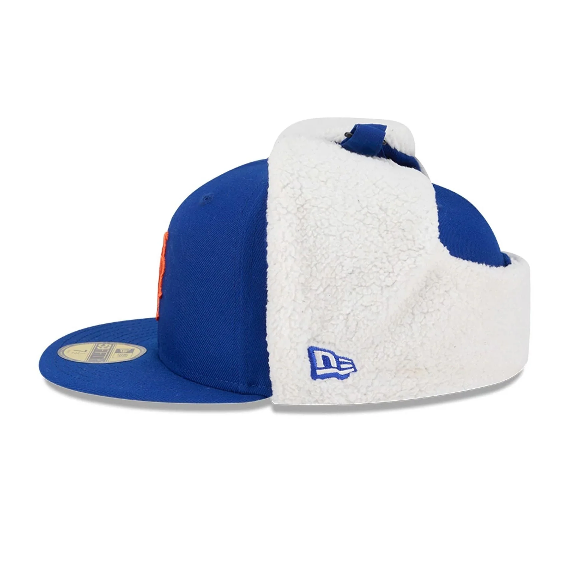 New York Mets MLB Classic Blue Dogear 59FIFTY Fitted Cap - Image 5