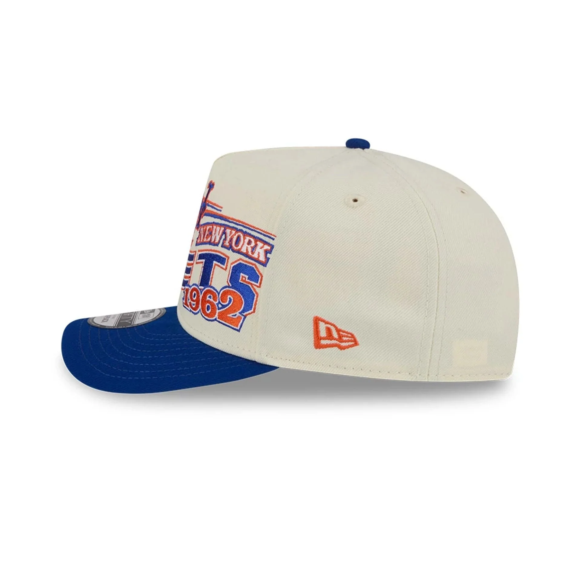 New York Mets MLB Classic White 9FIFTY A-Frame Snapback Adjustable Cap - Image 5