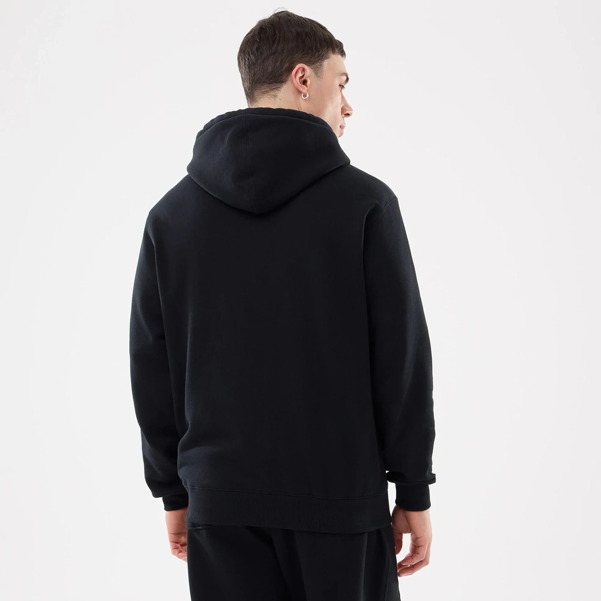 New York Mets MLB Comfort Black 2 Way Full Zip Hoodie - Image 2