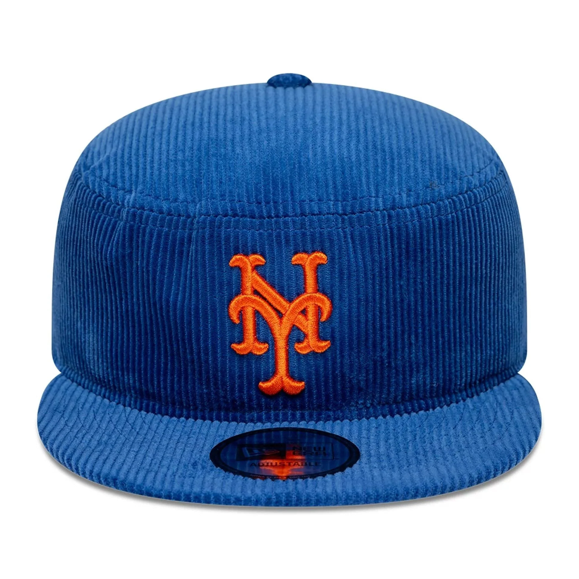 New York Mets MLB Cord Blue Pillbox Adjustable Cap - Image 2