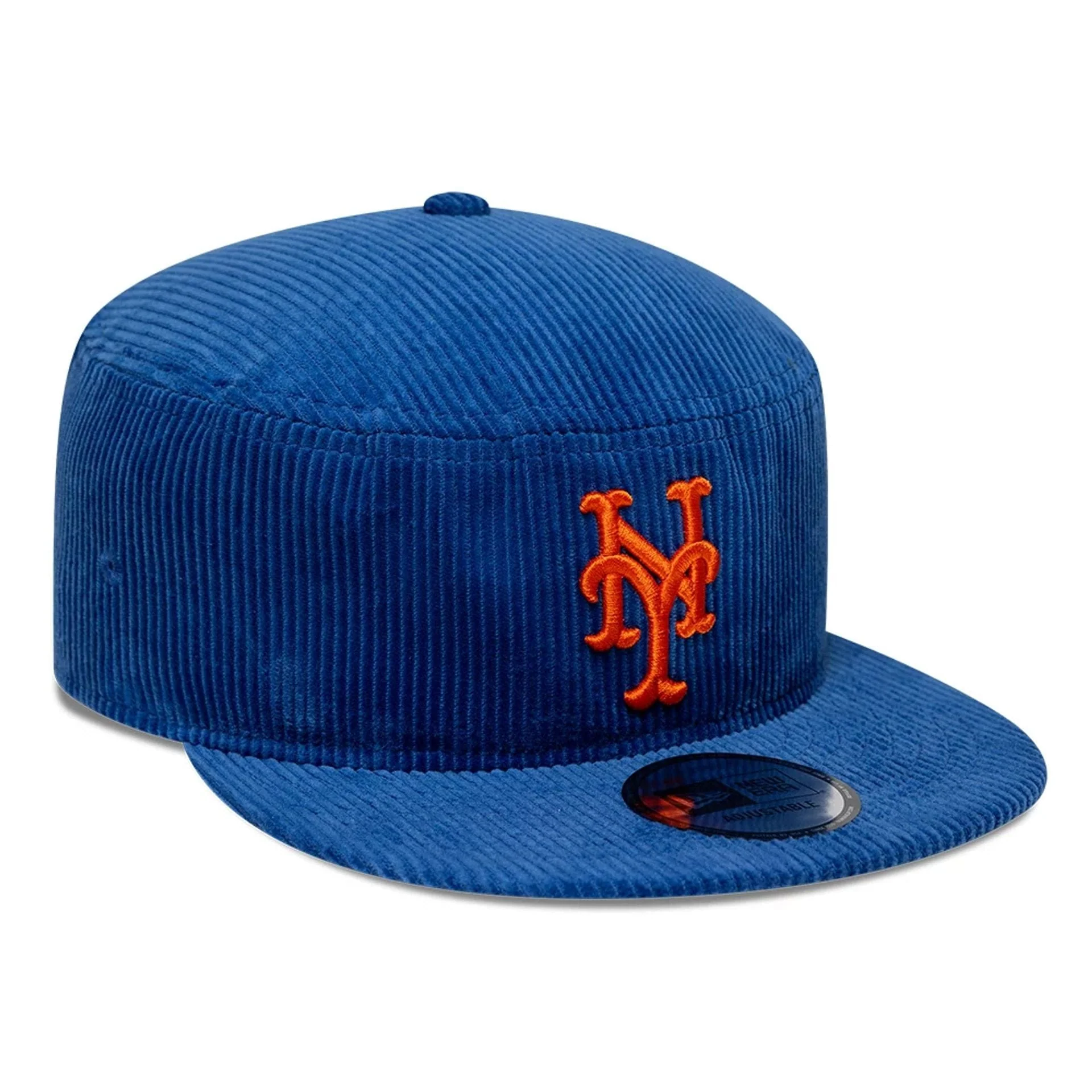 New York Mets MLB Cord Blue Pillbox Adjustable Cap - Image 3
