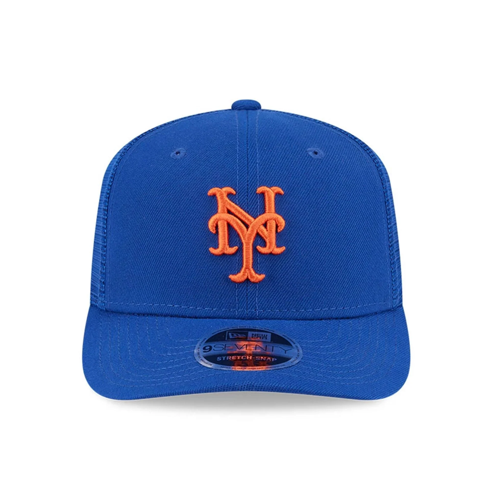 New York Mets MLB Evergreen Blue 9SEVENTY Stretch Snap Adjustable Cap - Image 3