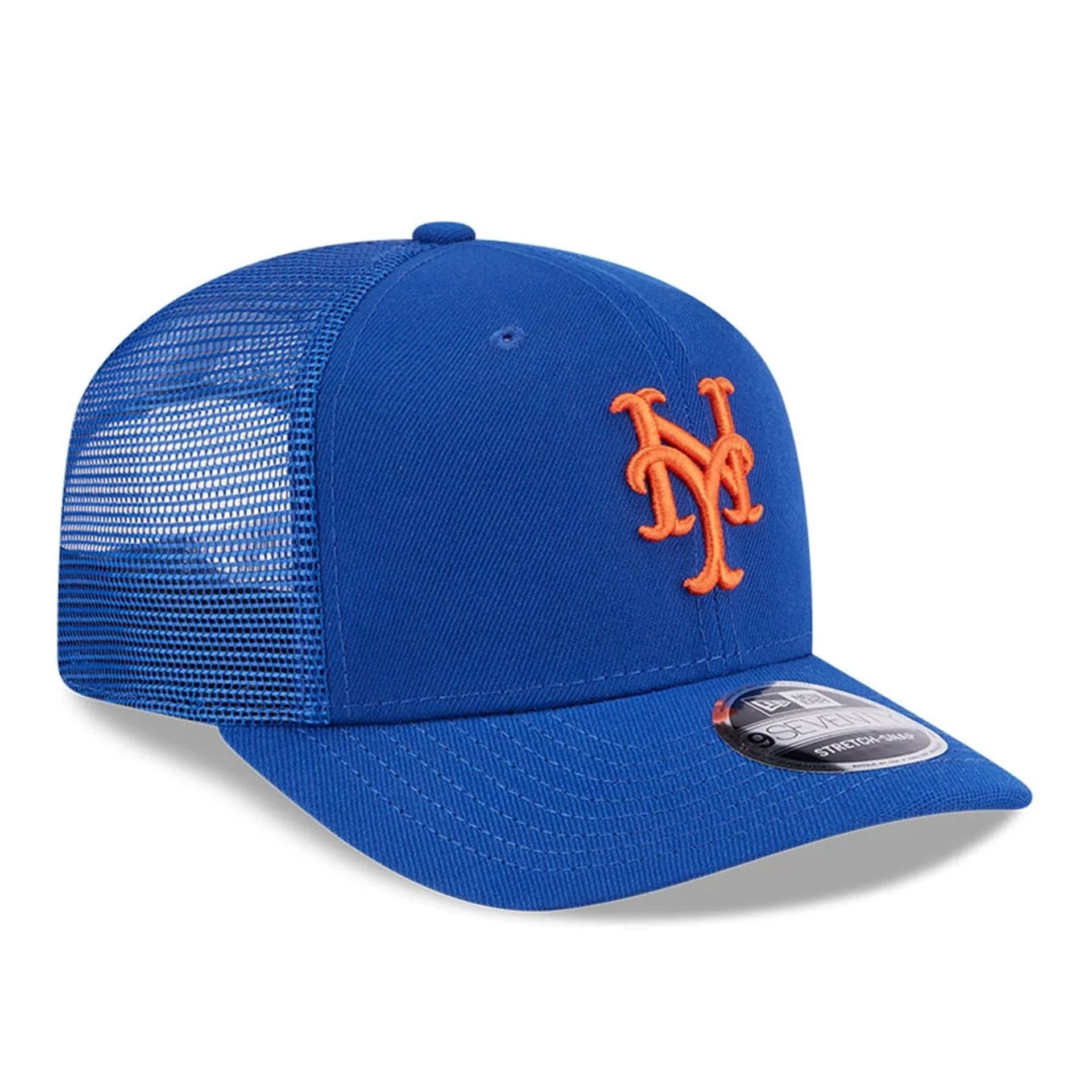 New York Mets MLB Evergreen Blue 9SEVENTY Stretch Snap Adjustable Cap - Image 4
