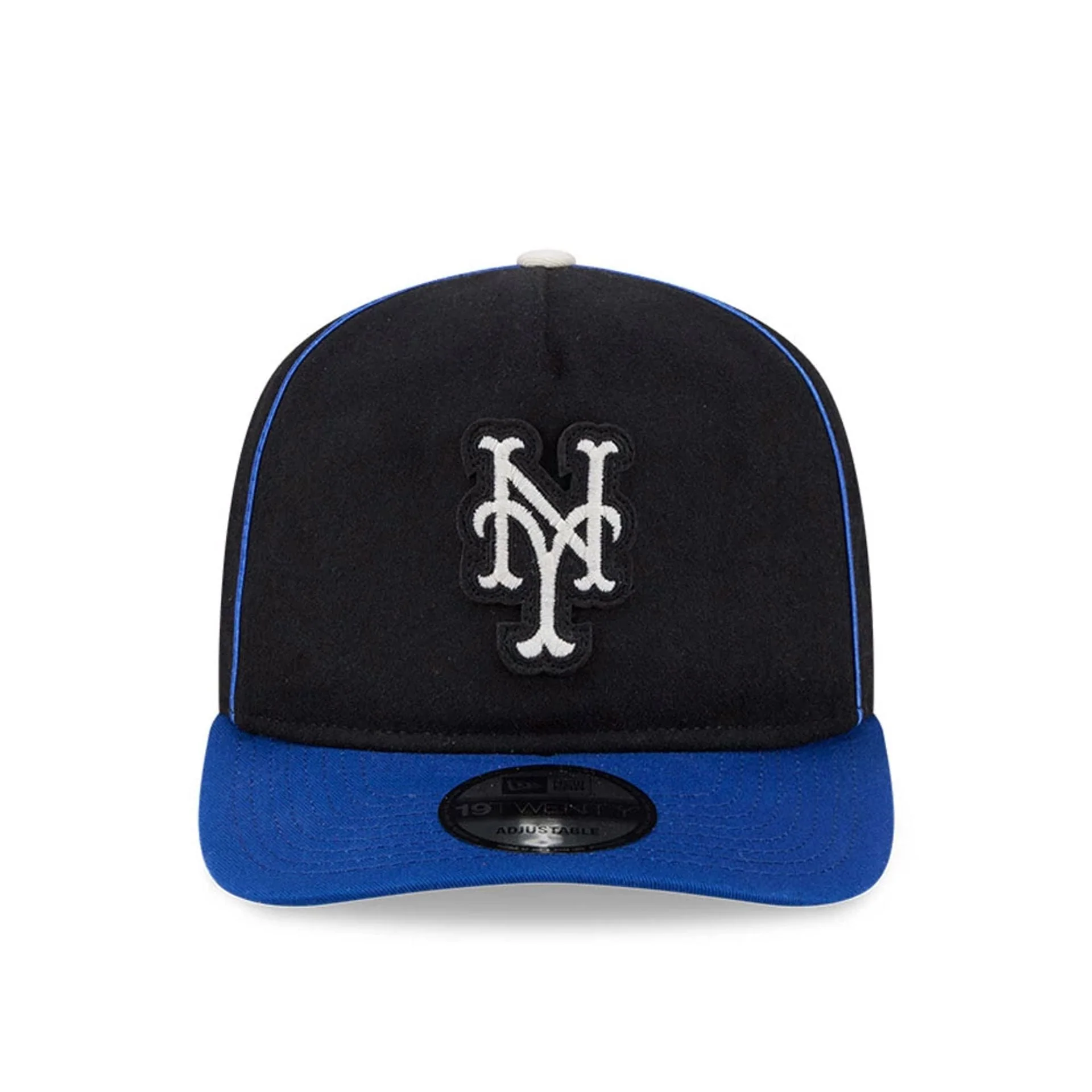 New York Mets MLB Felt Logo Blue 19TWENTY Adjustable Cap - Image 3