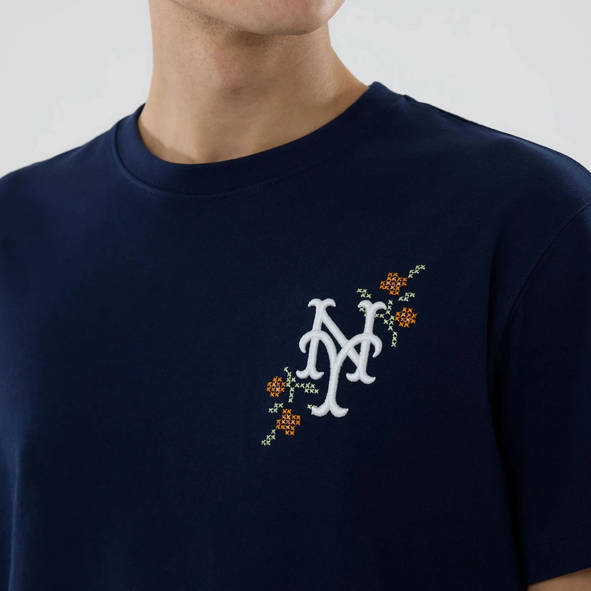 New York Mets MLB Garden Blue T-Shirt - Image 3