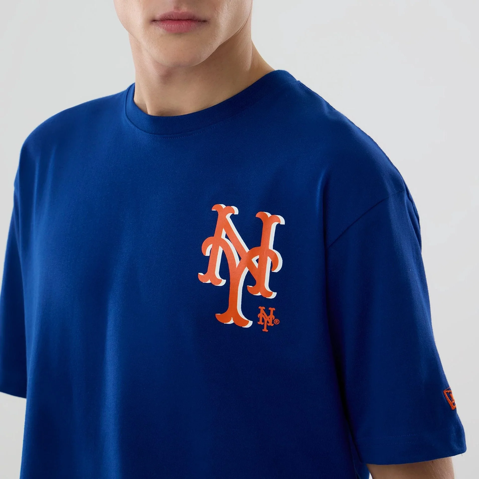 New York Mets MLB Graphic Blue T-Shirt - Image 4