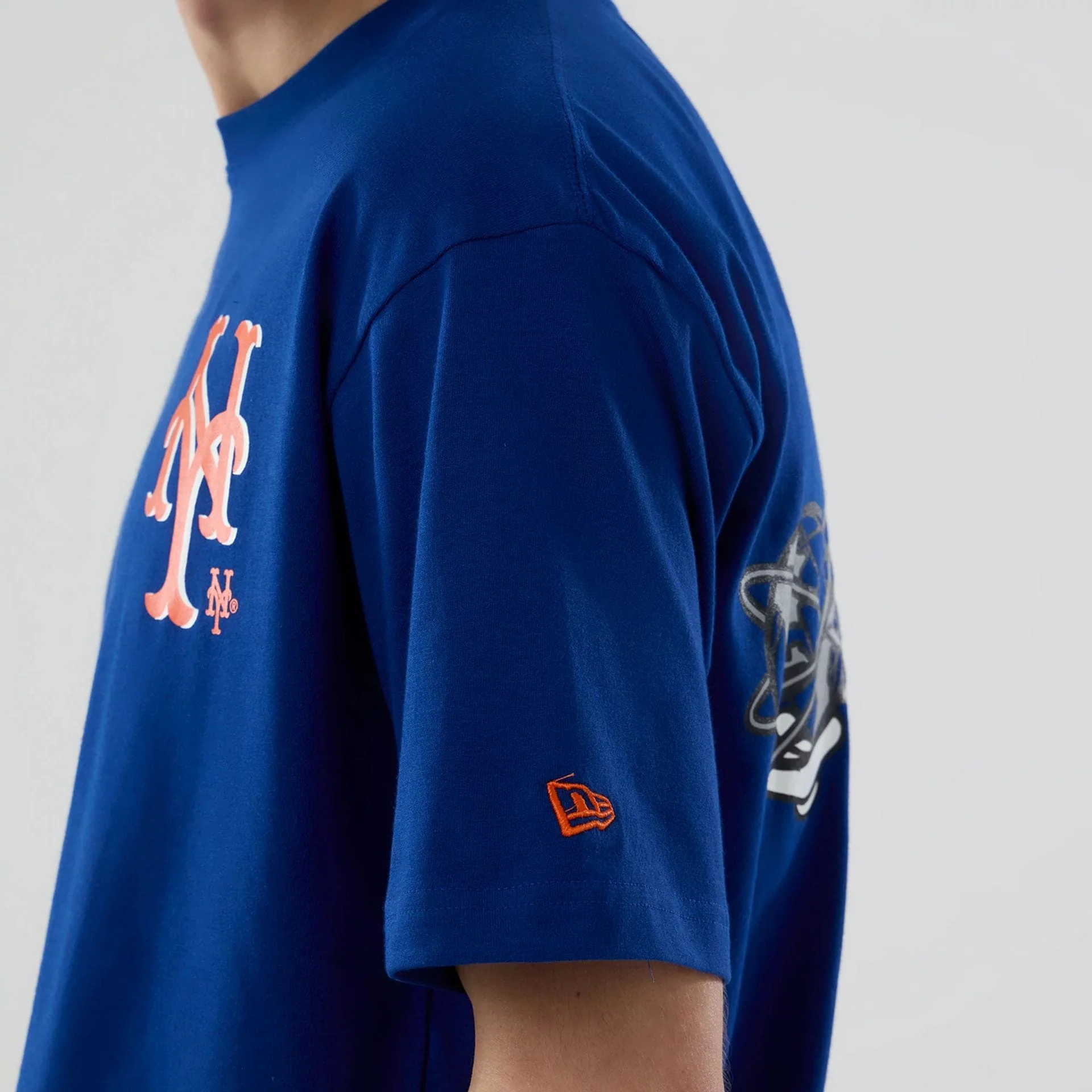 New York Mets MLB Graphic Blue T-Shirt - Image 5